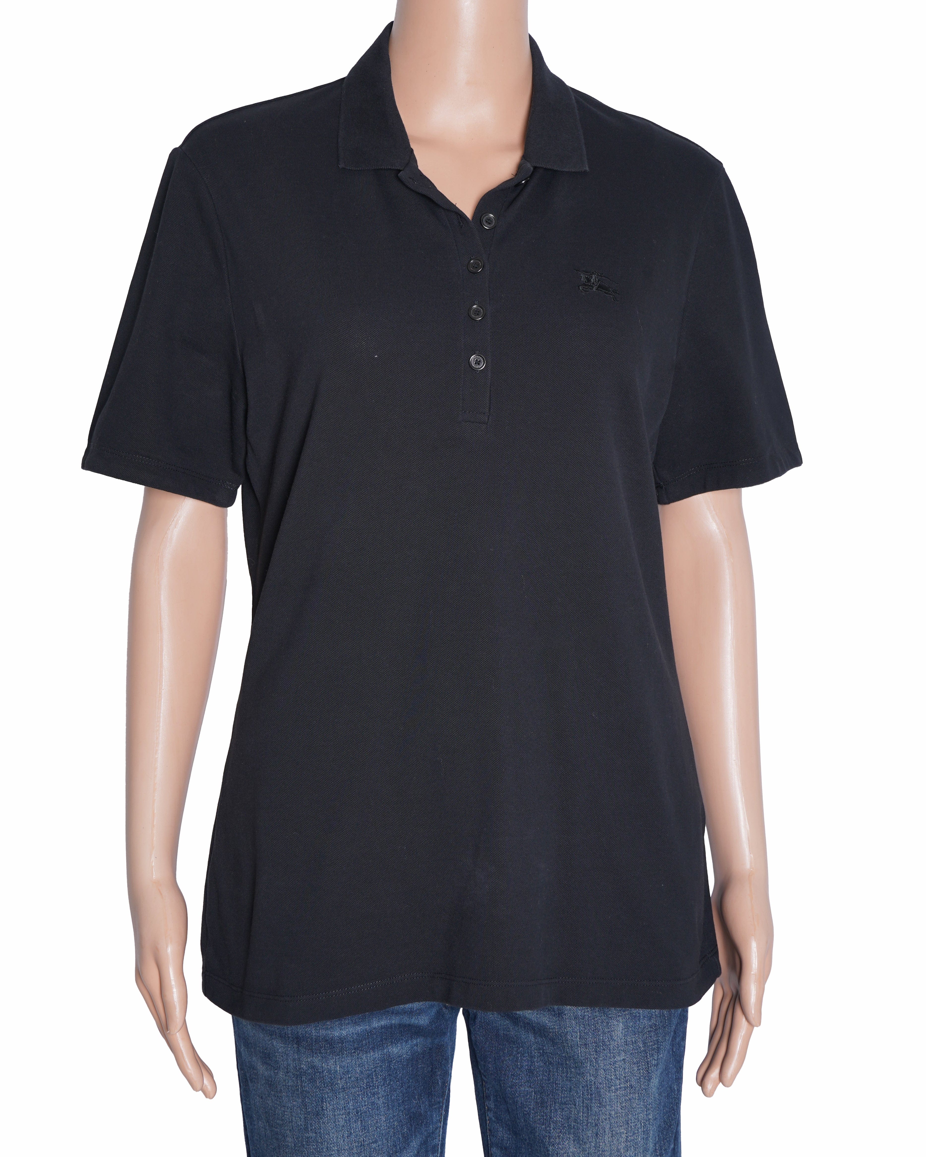 Burberry Black polo T-Shirt