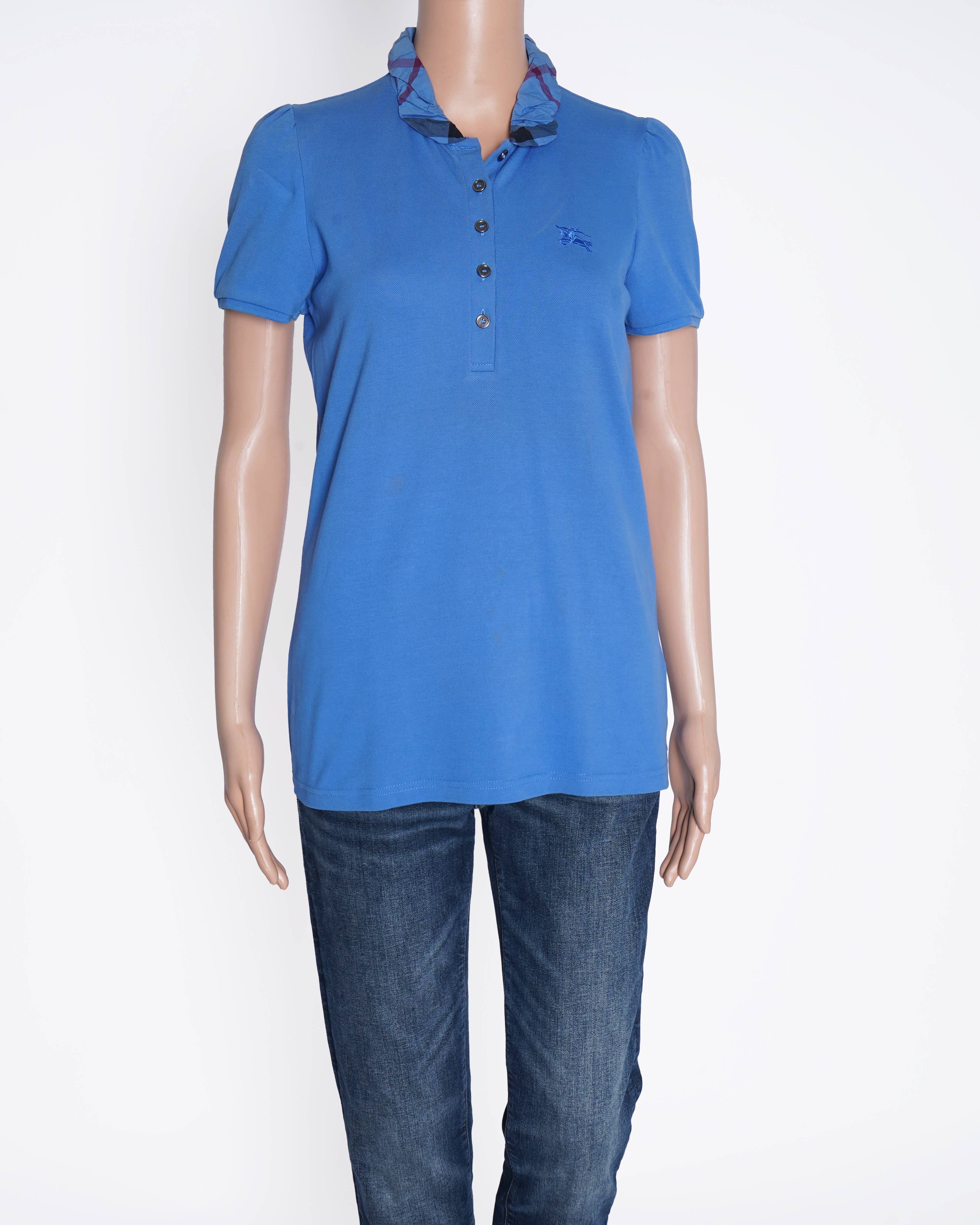 Burberry blue polo T-Shirt