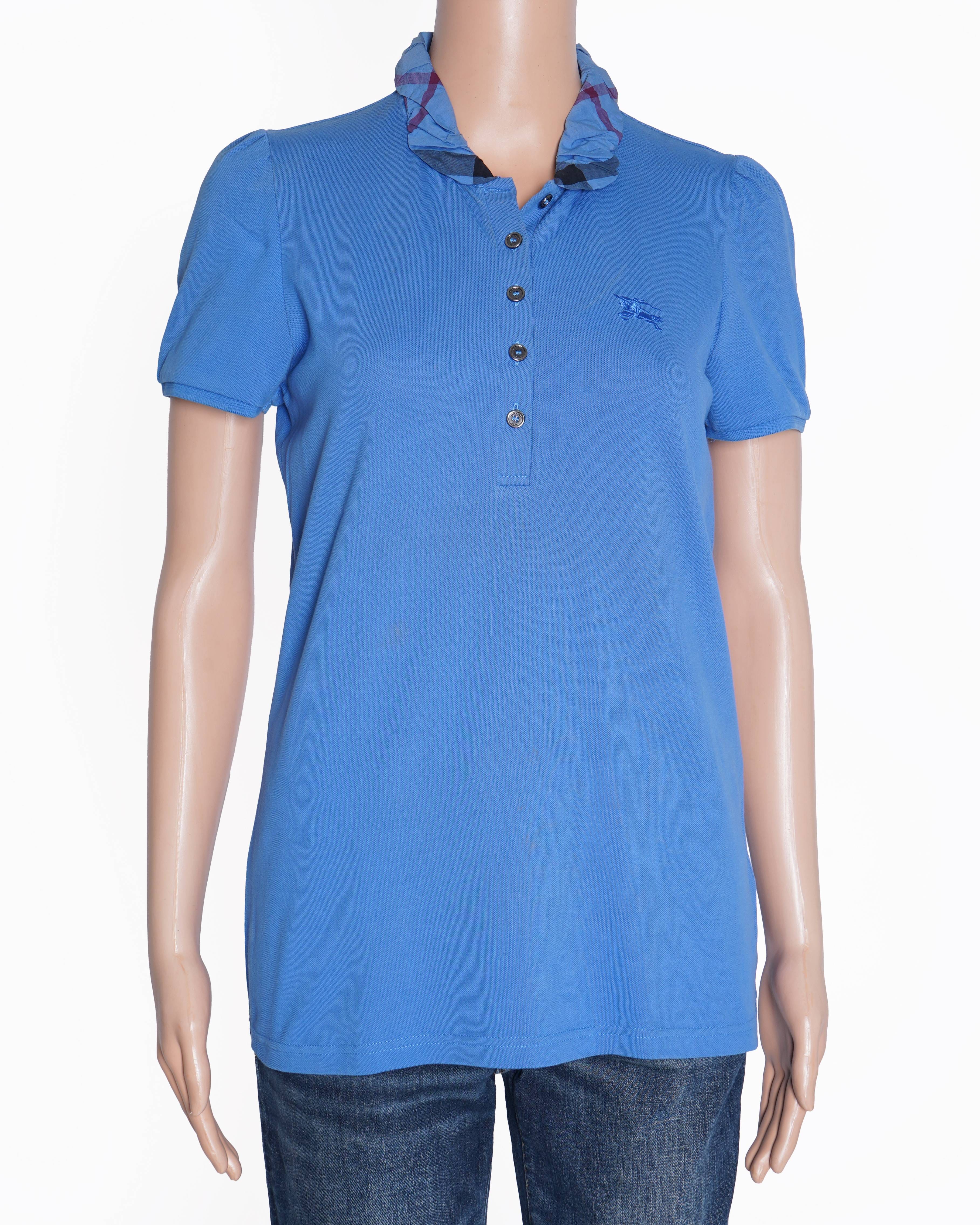 Burberry blue polo T-Shirt