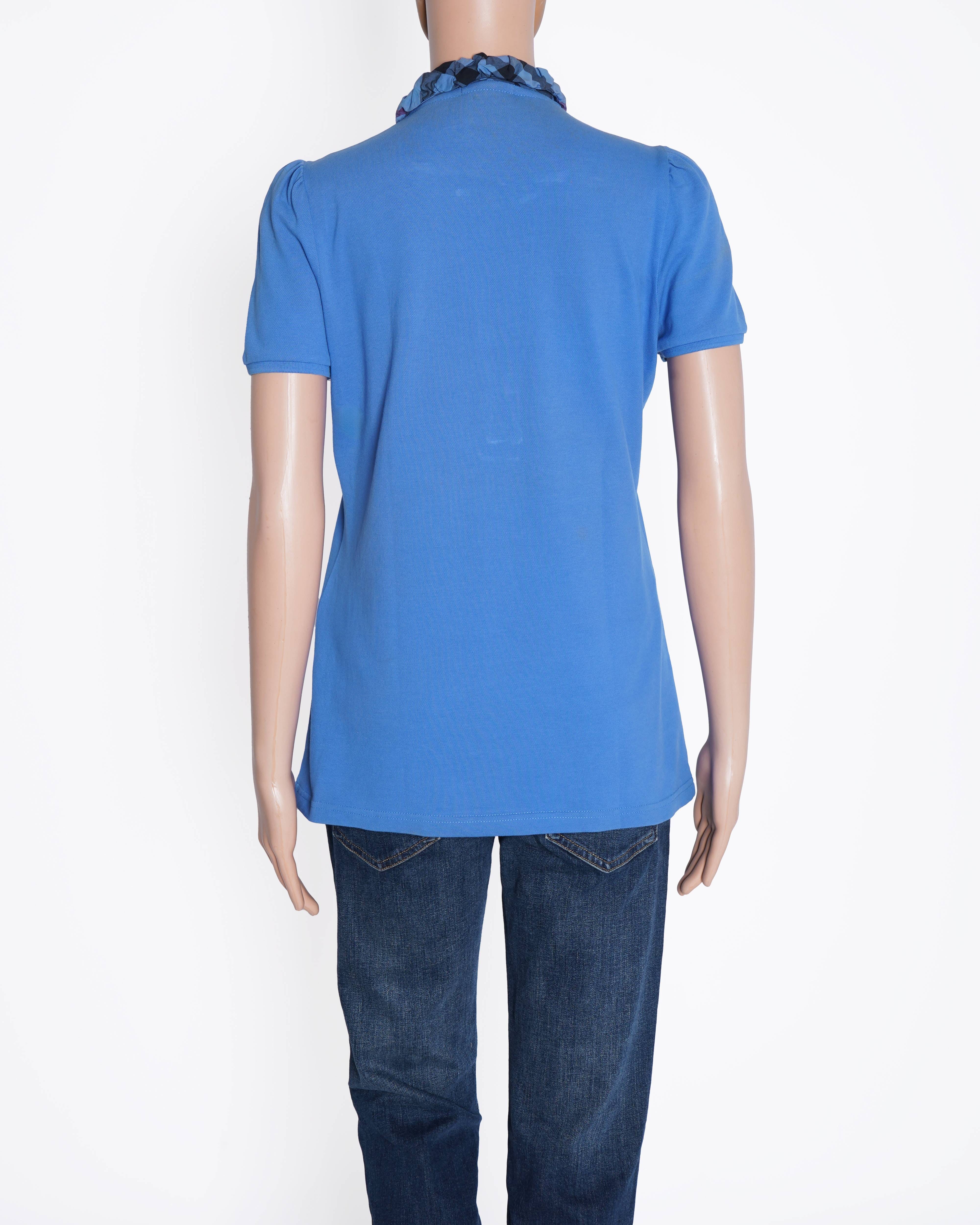 Burberry blue polo T-Shirt