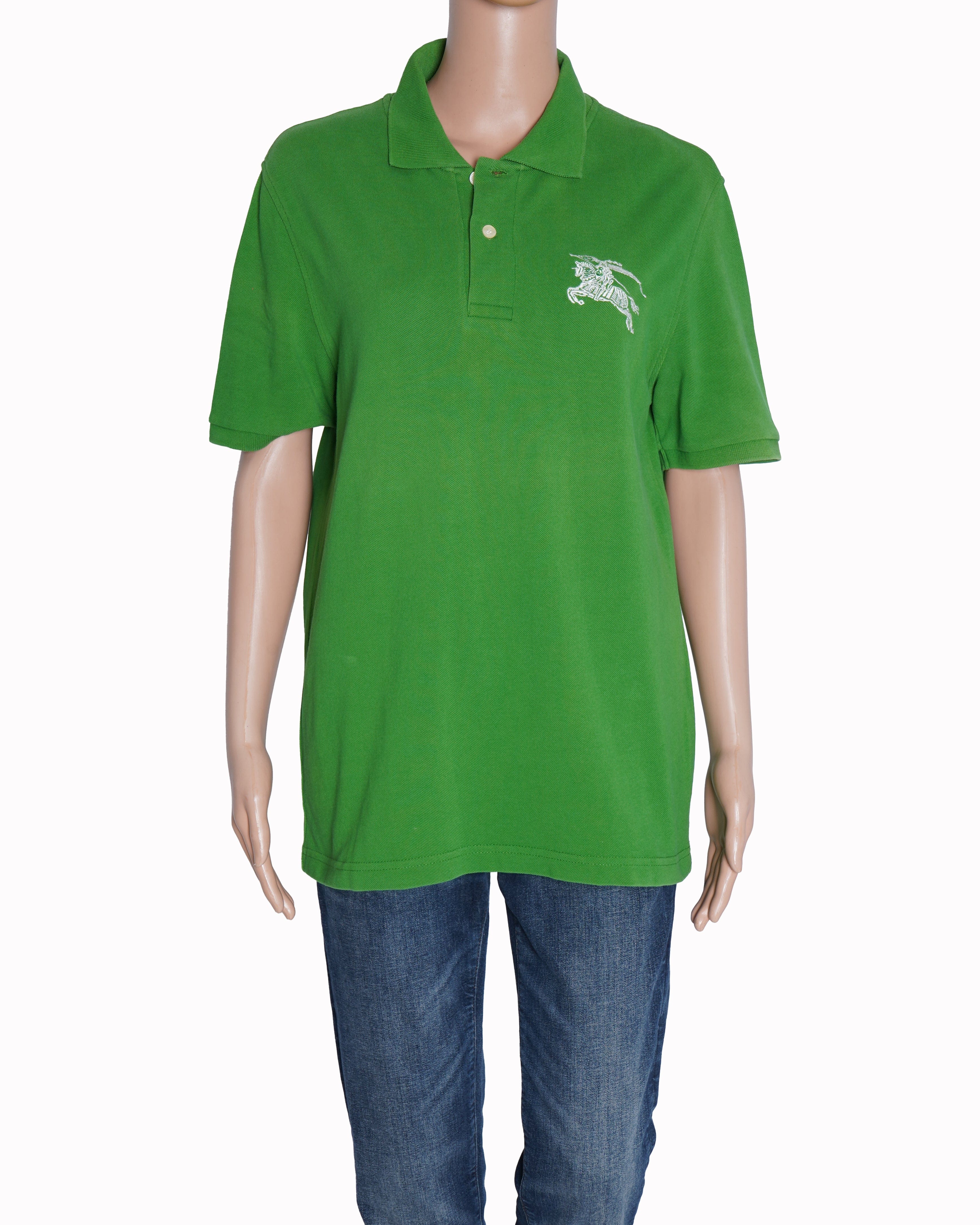 Burberry Green polo T-Shirt