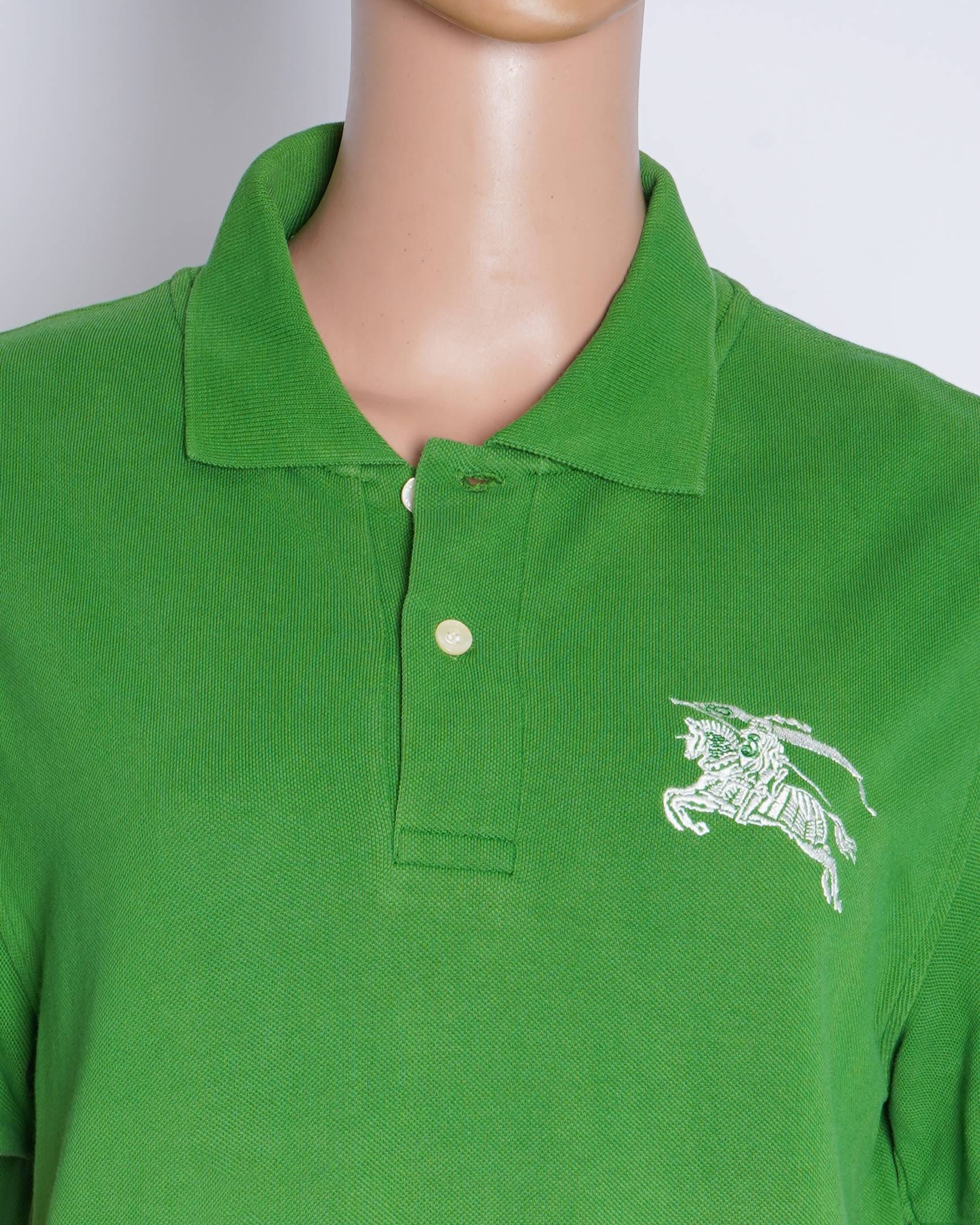 Burberry Green polo T-Shirt