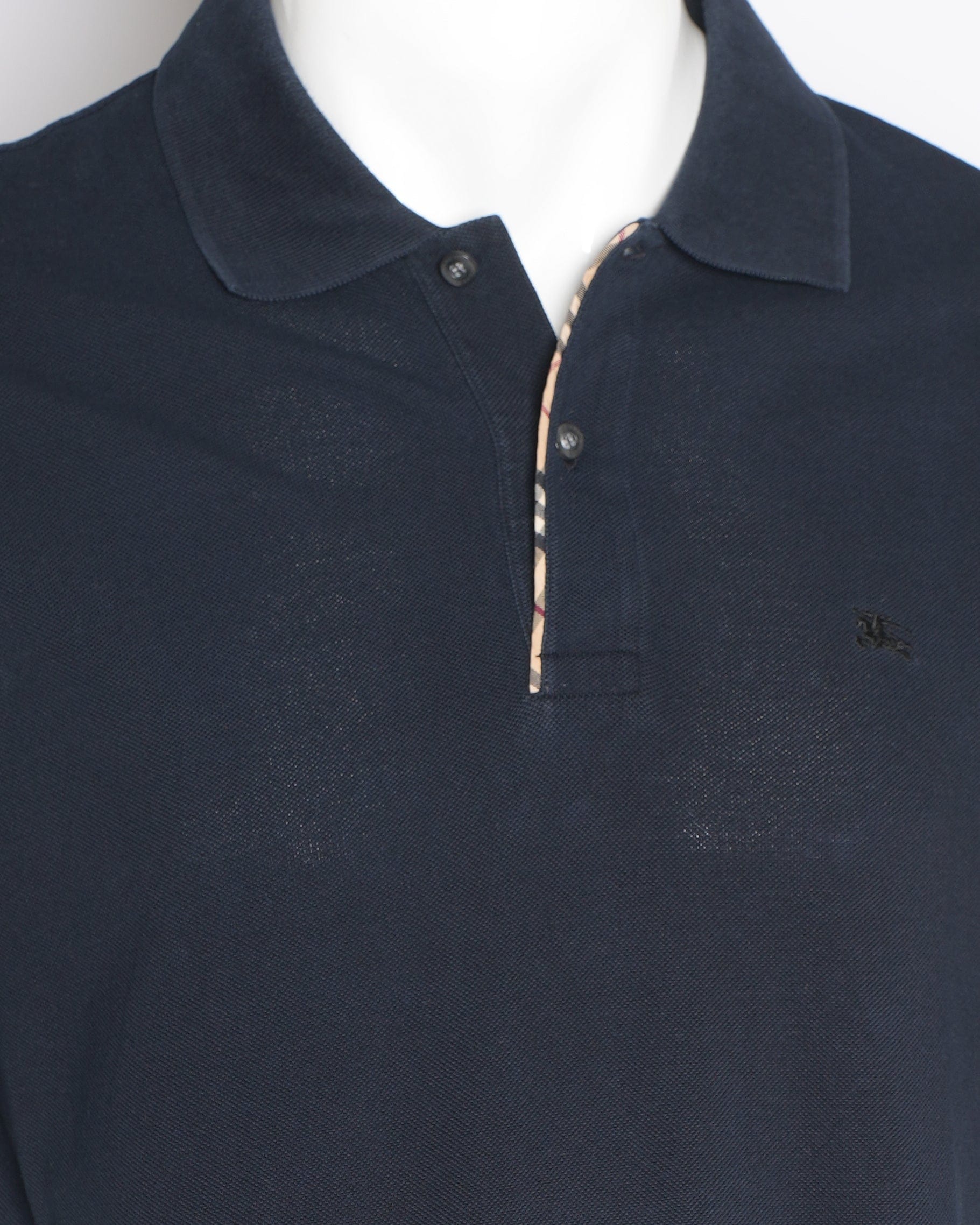 Burberry Men's Classic Polo T - Shirt in Navy Blue