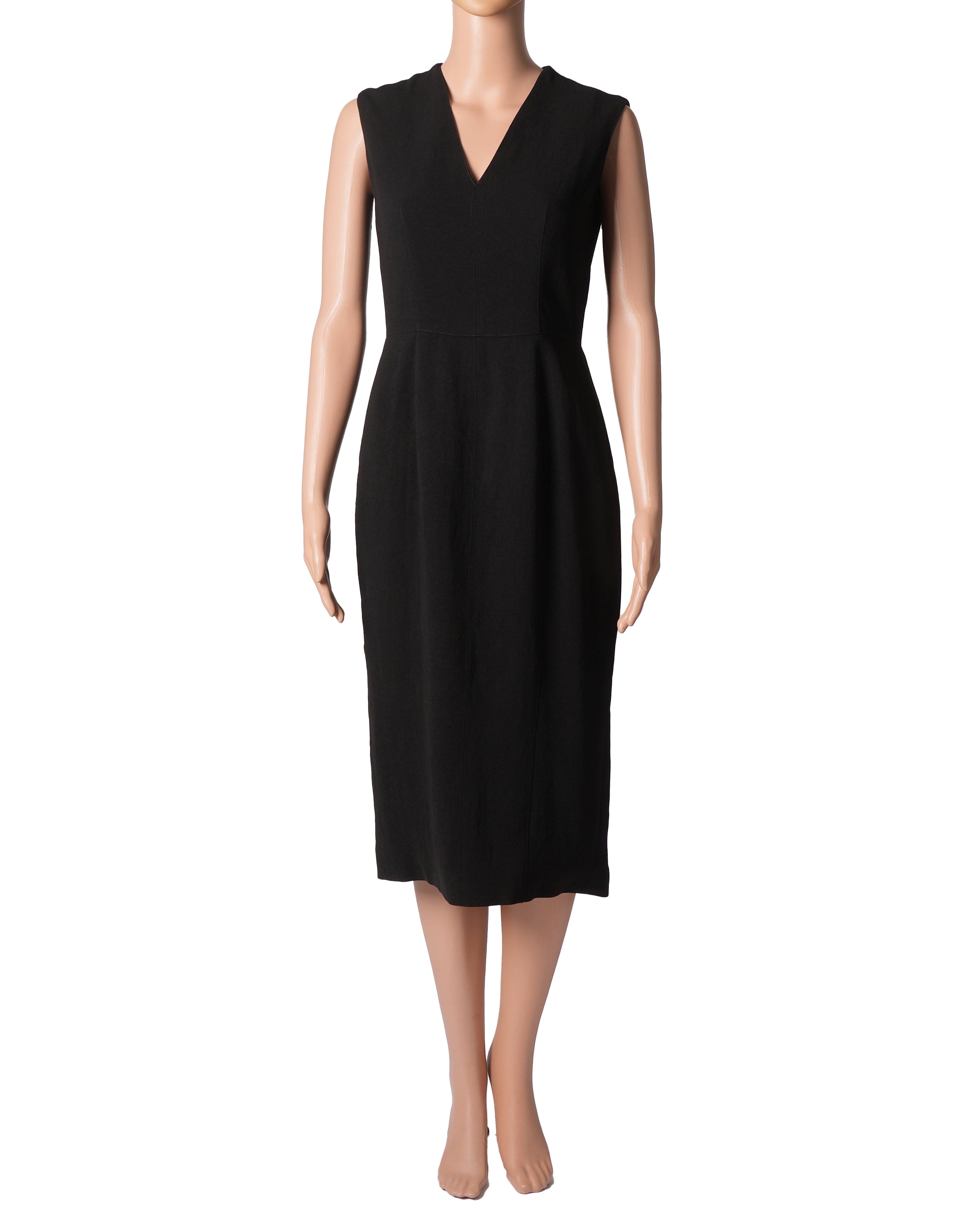 Burberry Bodycone Sleeveless Dress In Black