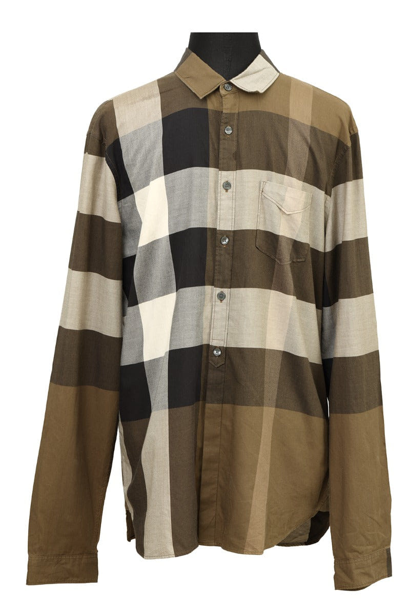 Burberry Size - Large Brown Check Shirt