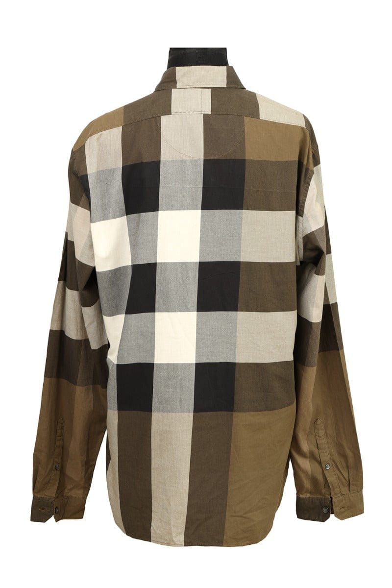 Burberry Size - Large Brown Check Shirt