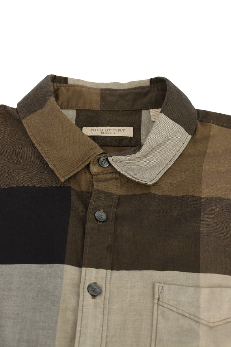 Burberry Size - Large Brown Check Shirt