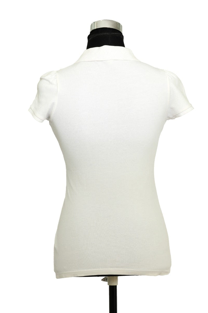 Burberry Size Xs White Polo T-Shirt