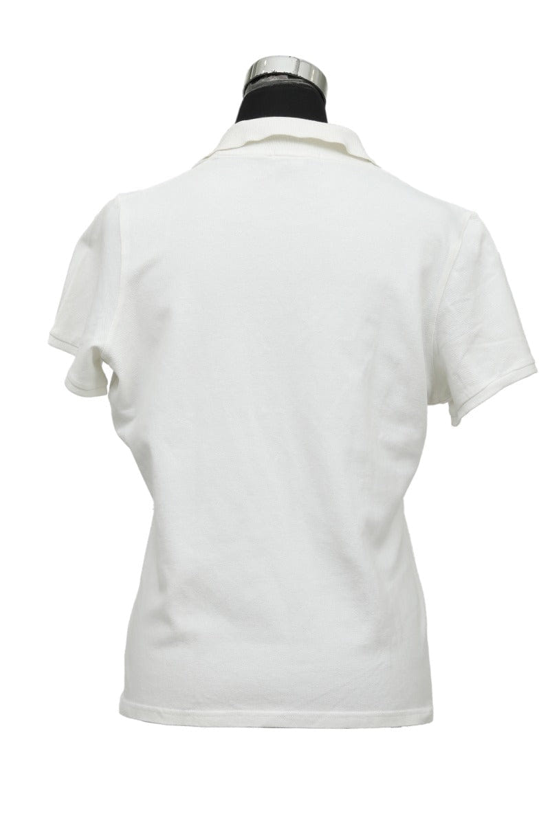 Burberry Size Xl White Polo T-Shirt