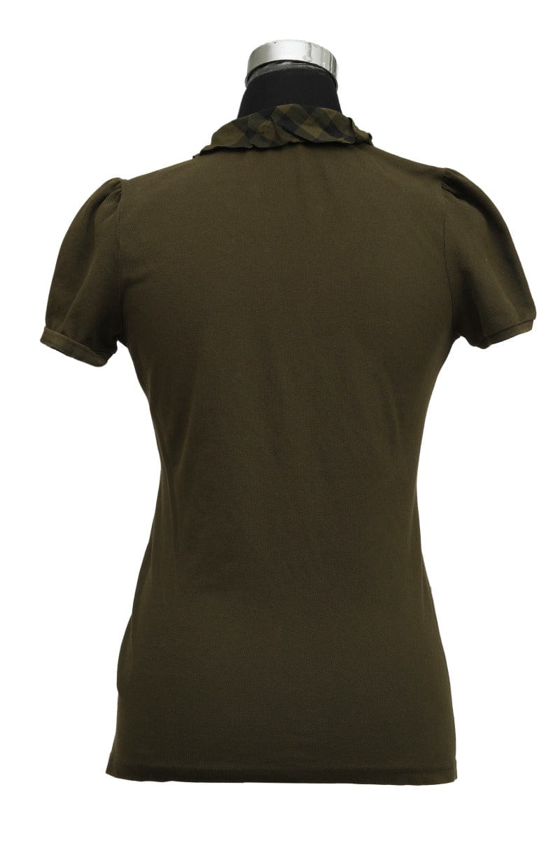 Burberry Size S Military Green Polo T-Shirt