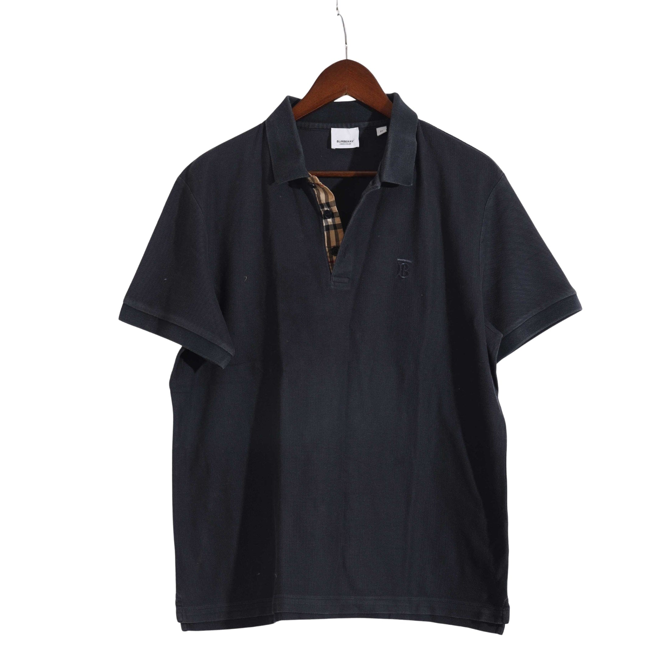 Burberry Navy Polo T - Shirt