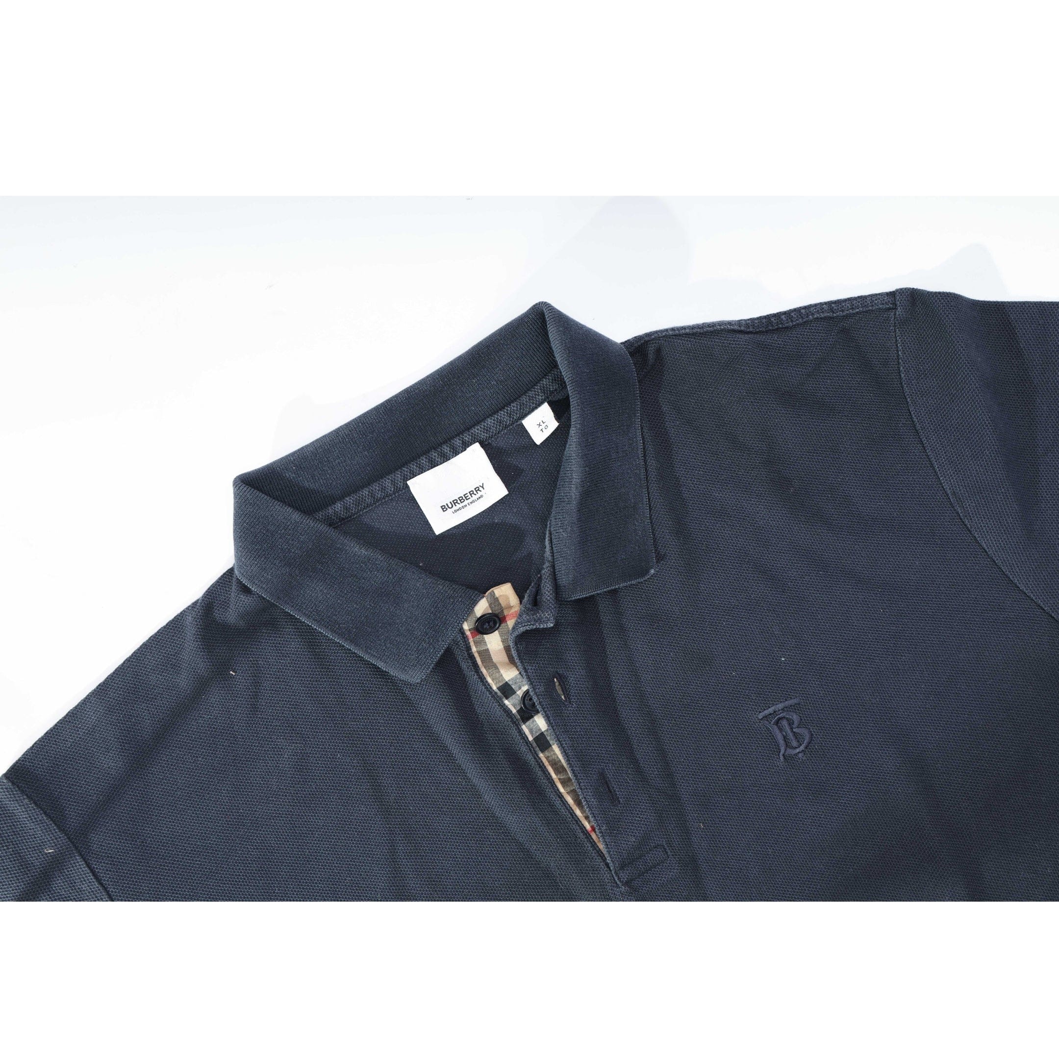 Burberry Navy Polo T - Shirt