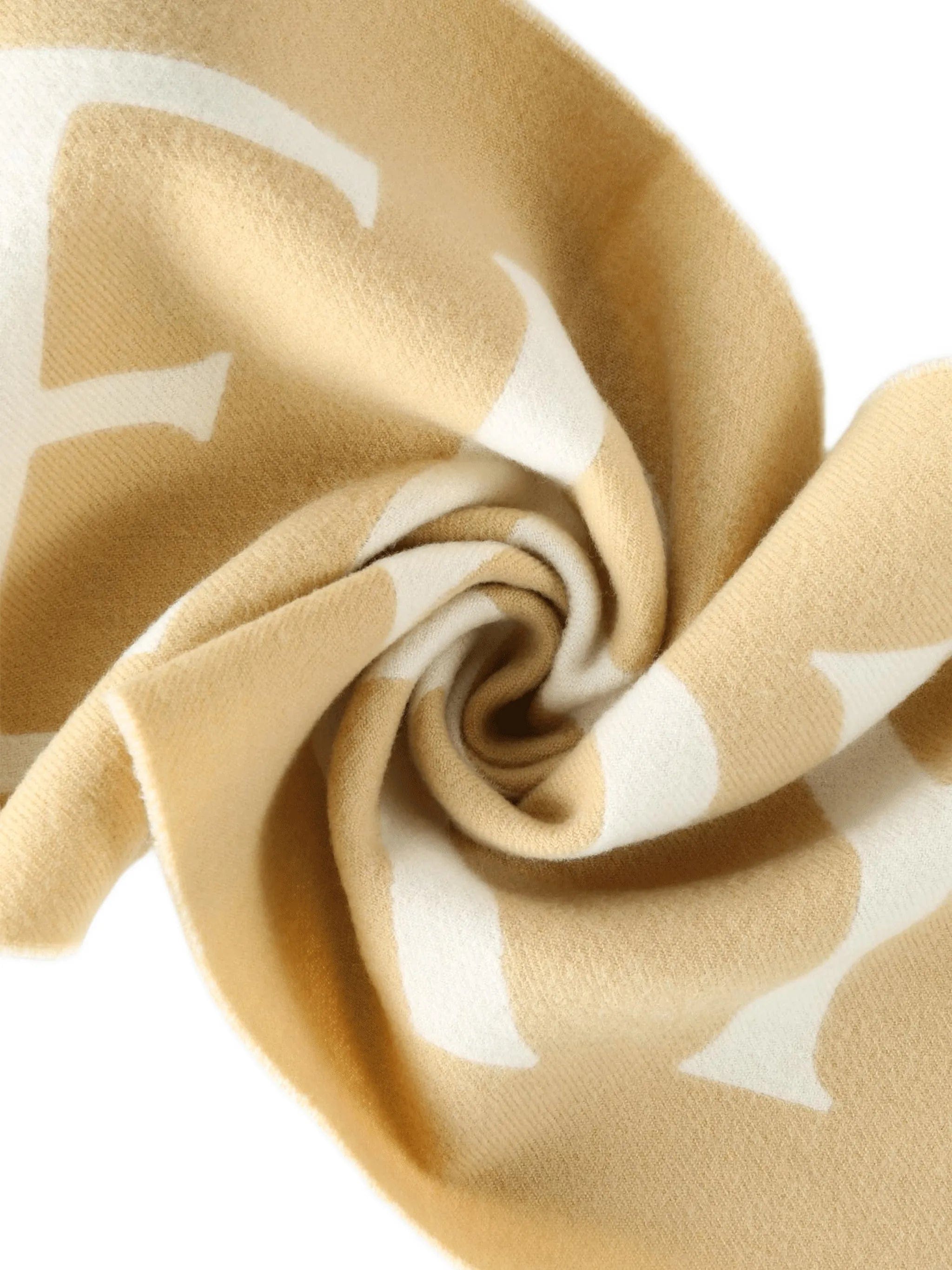 Burberry logo wool scarf
