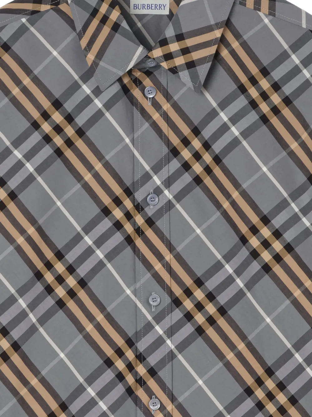 Burberry classic - fit Check cotton shirt