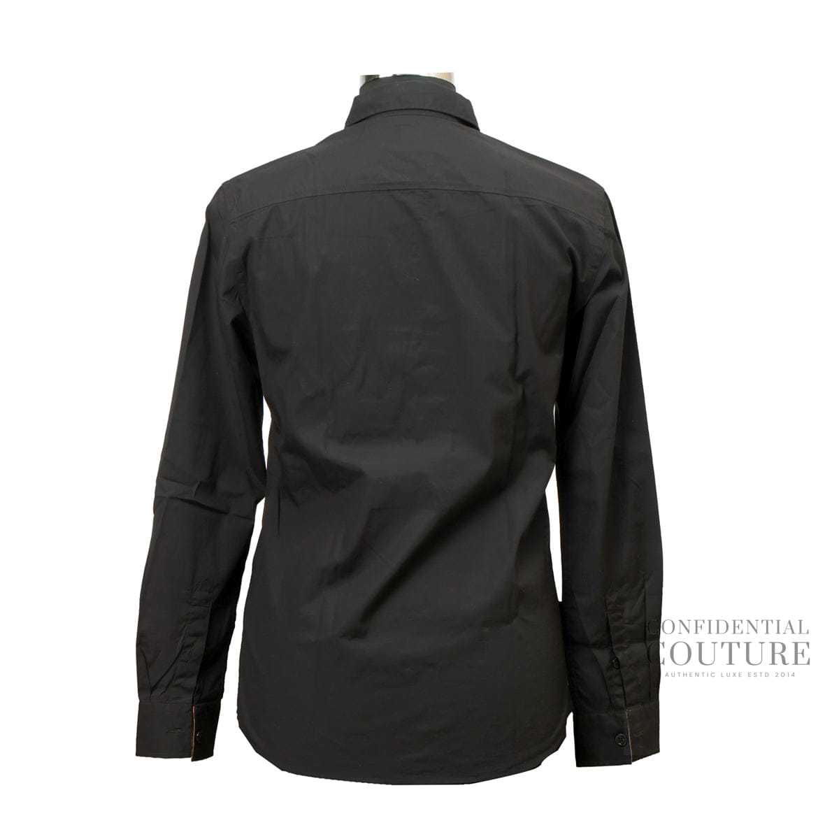 Burberry Black Cotton Shirt | XS
