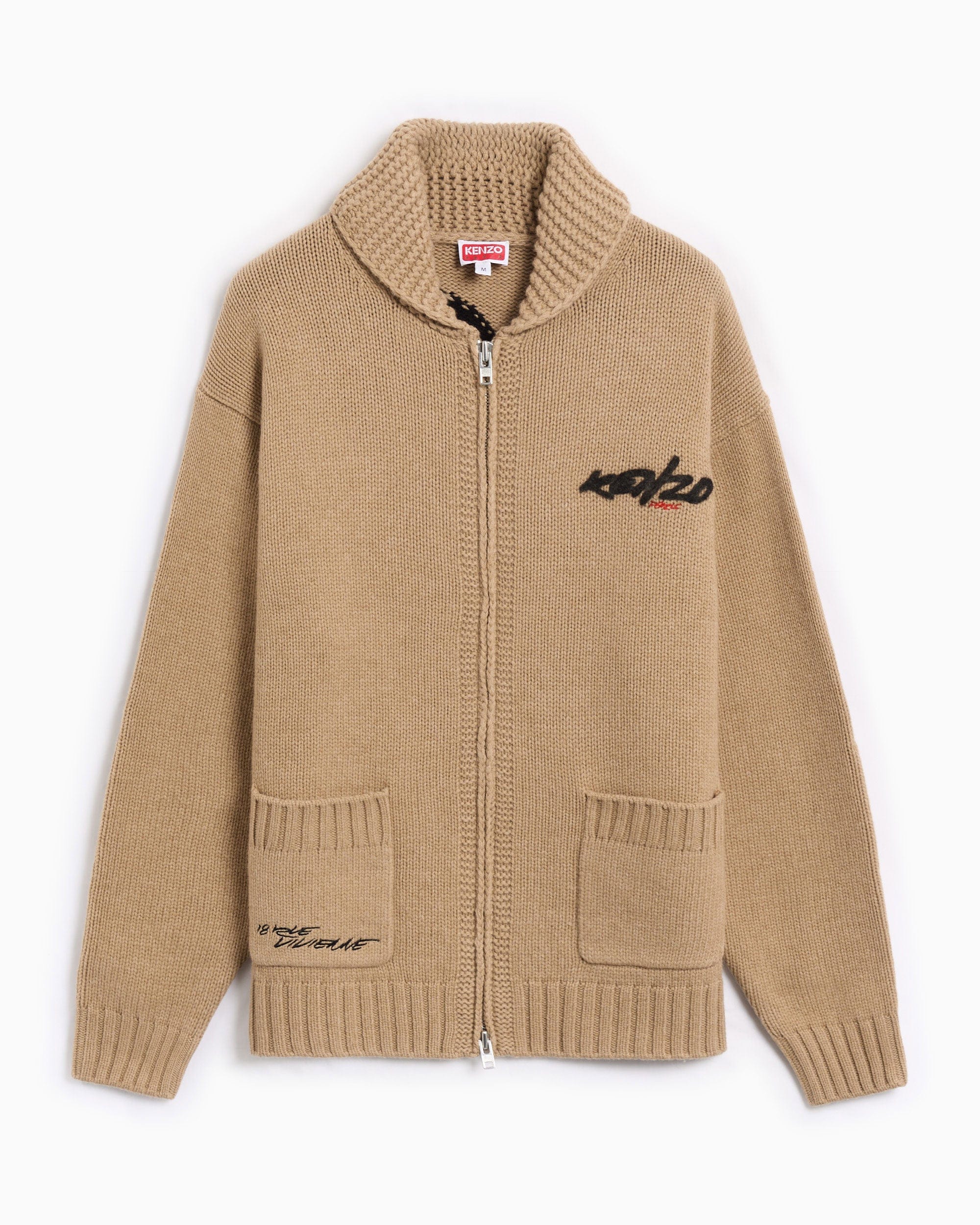 Kenzo Cardigan Relaxed con cremallera Kenzo Futura RWS para hombre