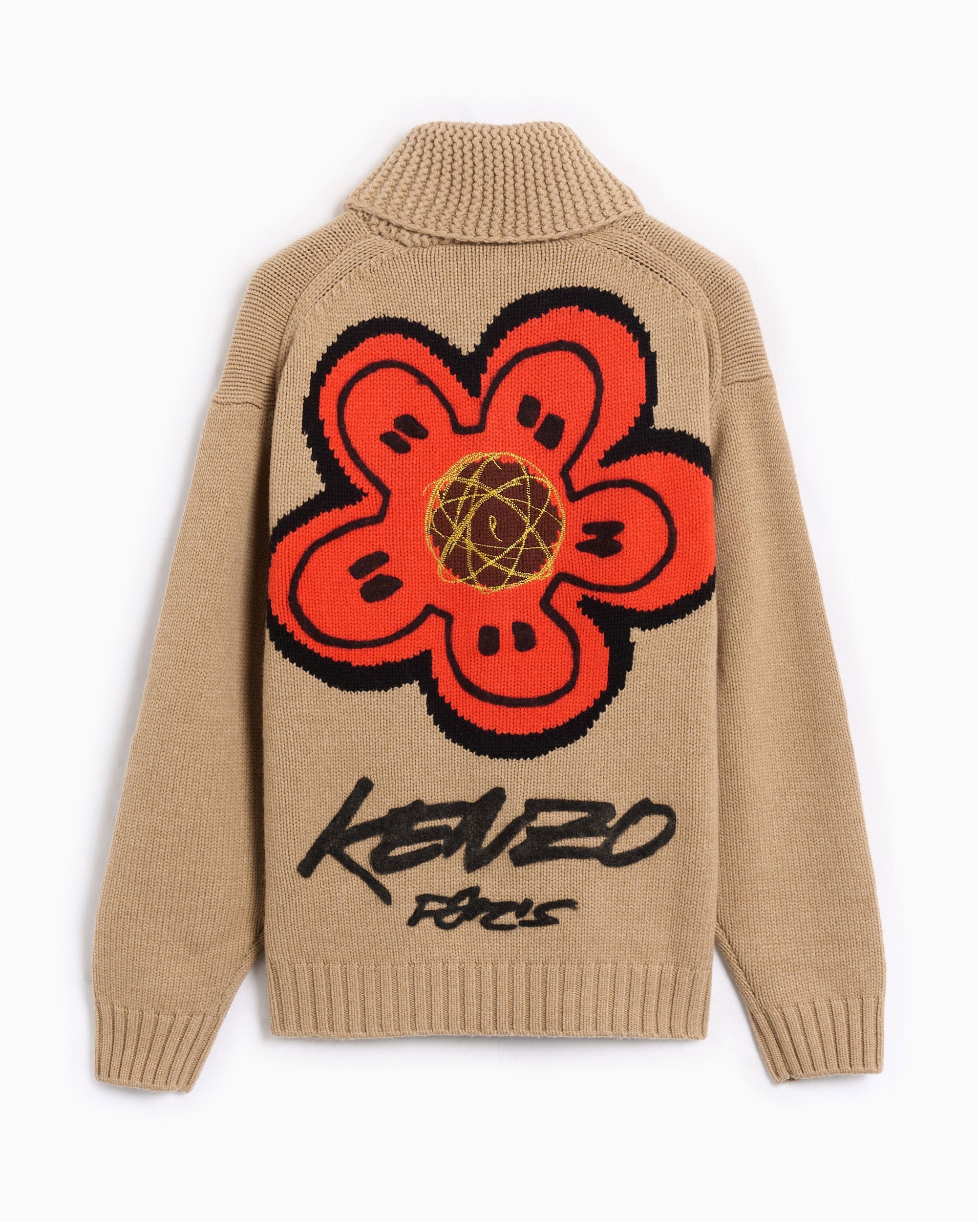 Kenzo Cardigan Relaxed con cremallera Kenzo Futura RWS para hombre