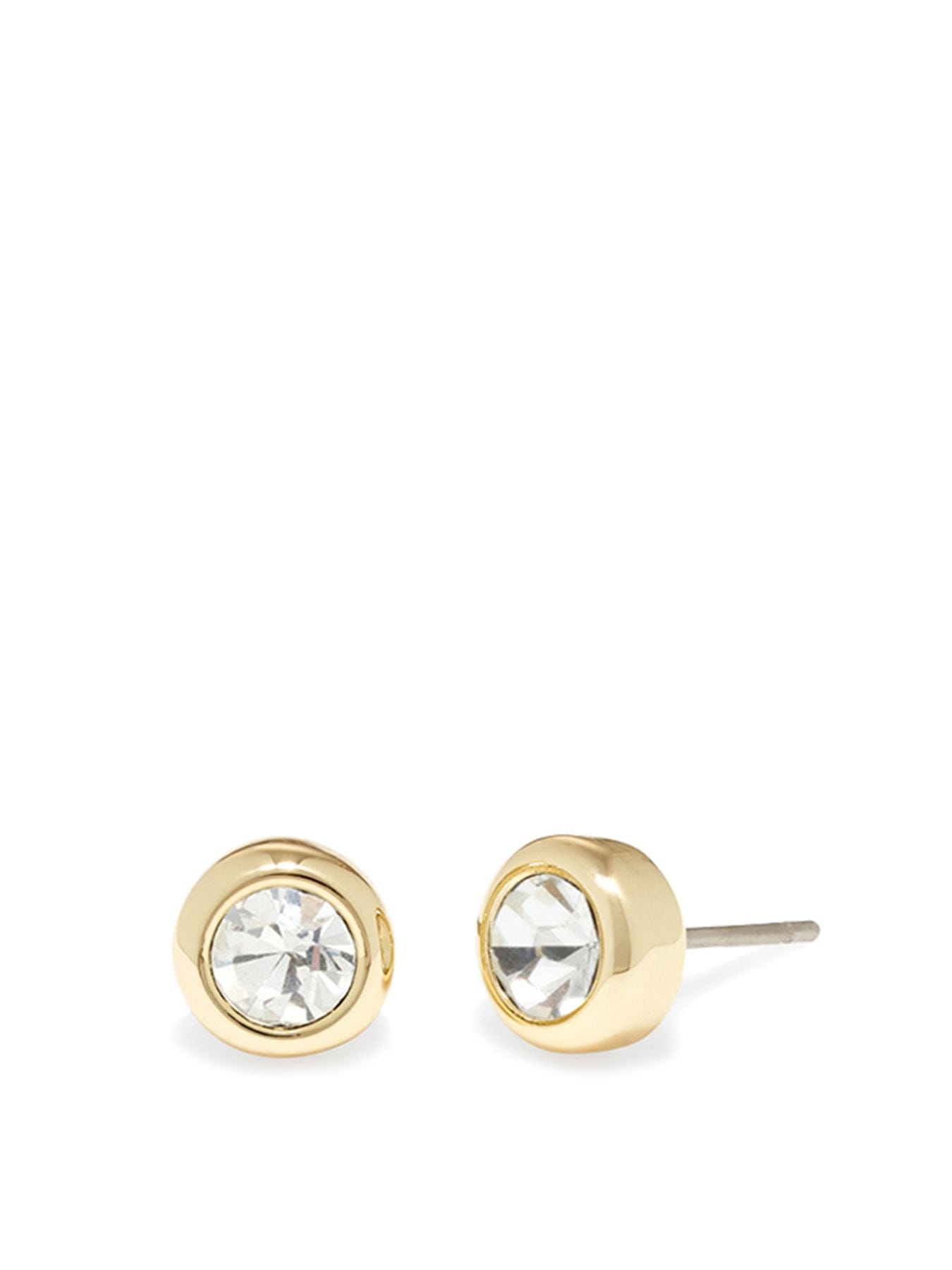 Coach C Stone Necklace & Earrings Gift Set Gold