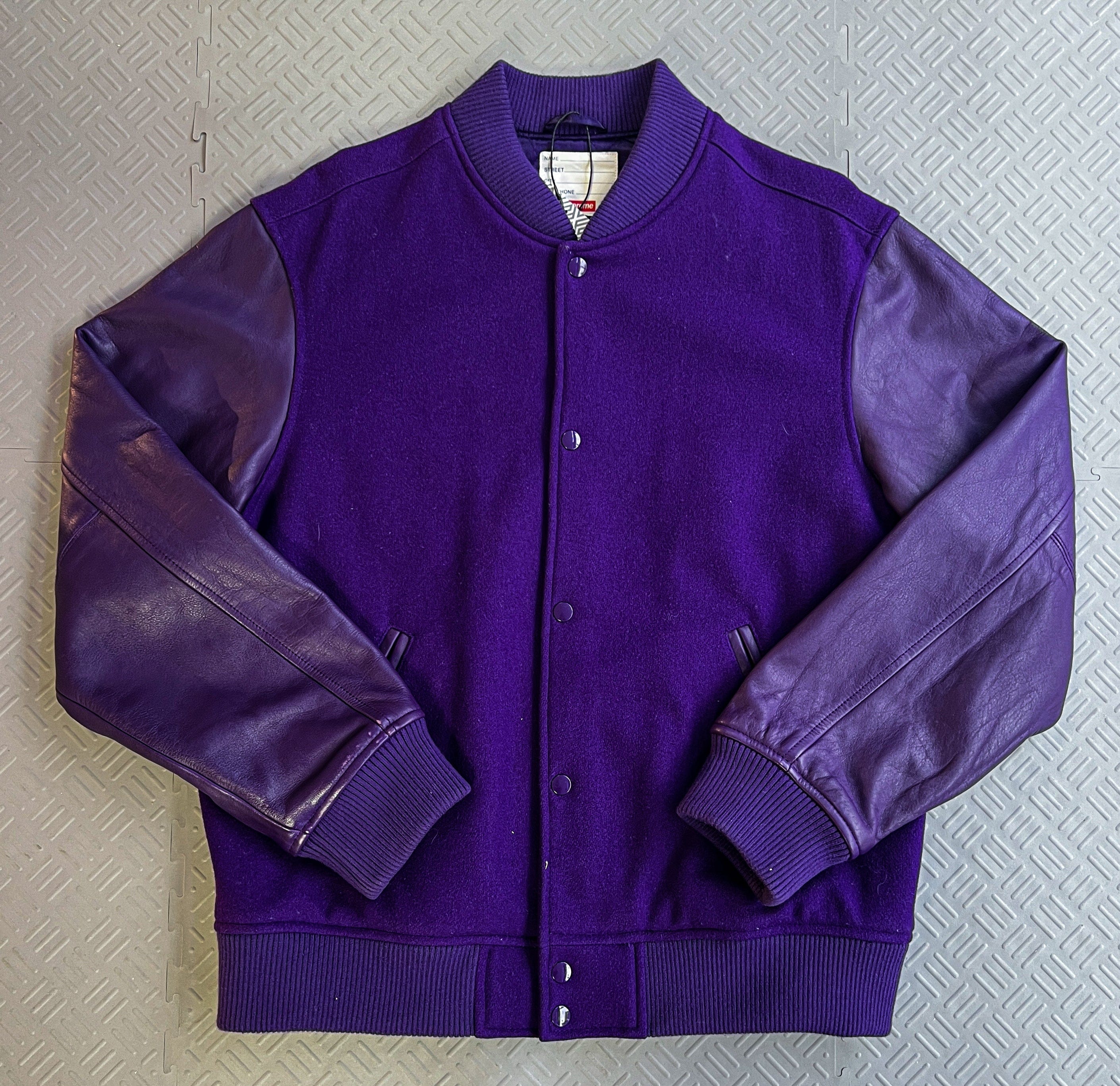 Supreme FW18 Supreme Motion Logo Varsity Jacket (L)