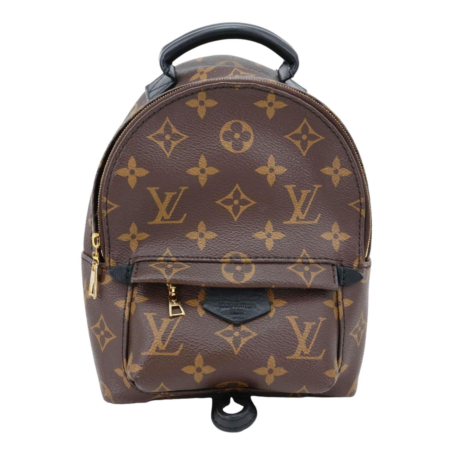 LOUIS VUITTON Palm Spring Mini Monogram Canvas Backpack Brown