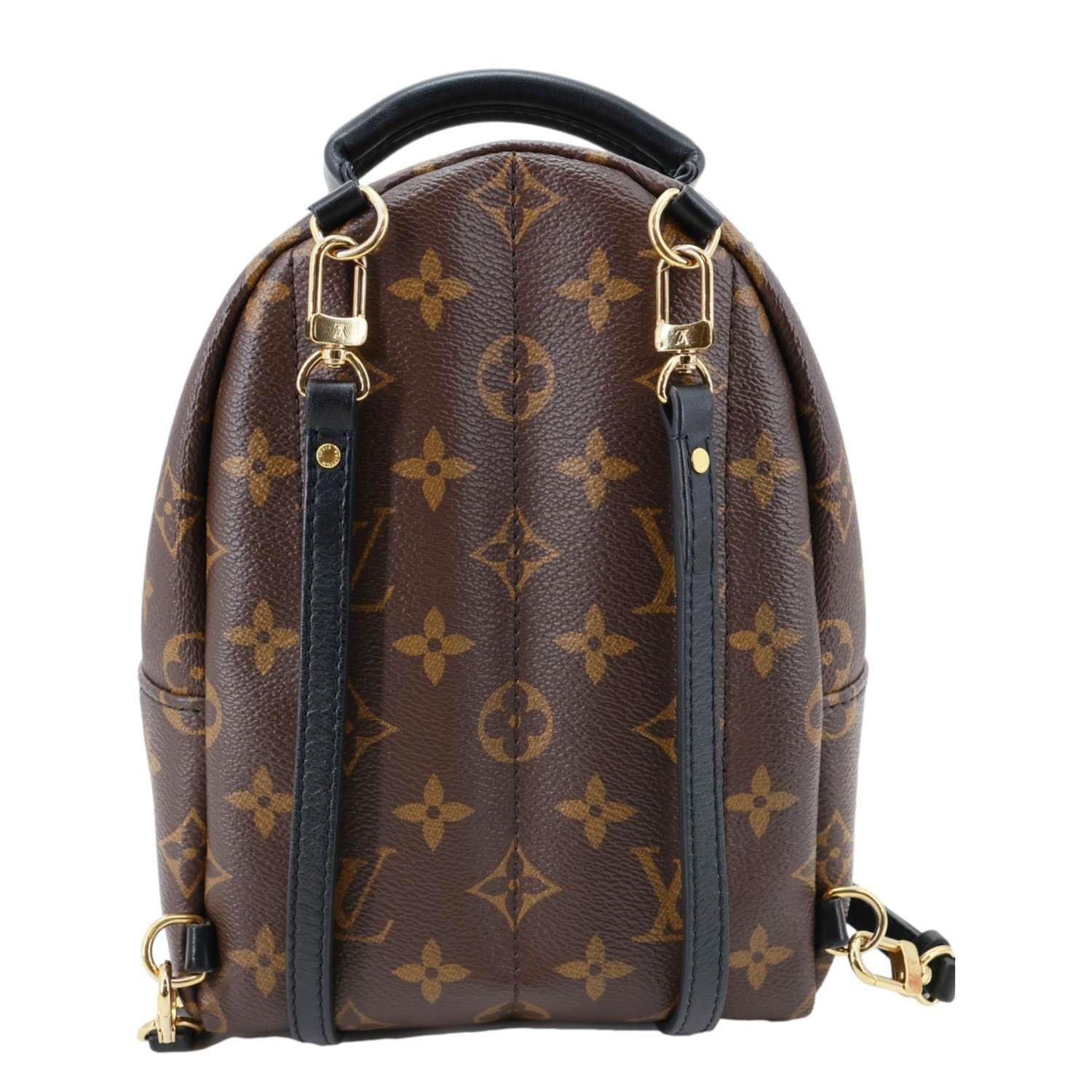 LOUIS VUITTON Palm Spring Mini Monogram Canvas Backpack Brown