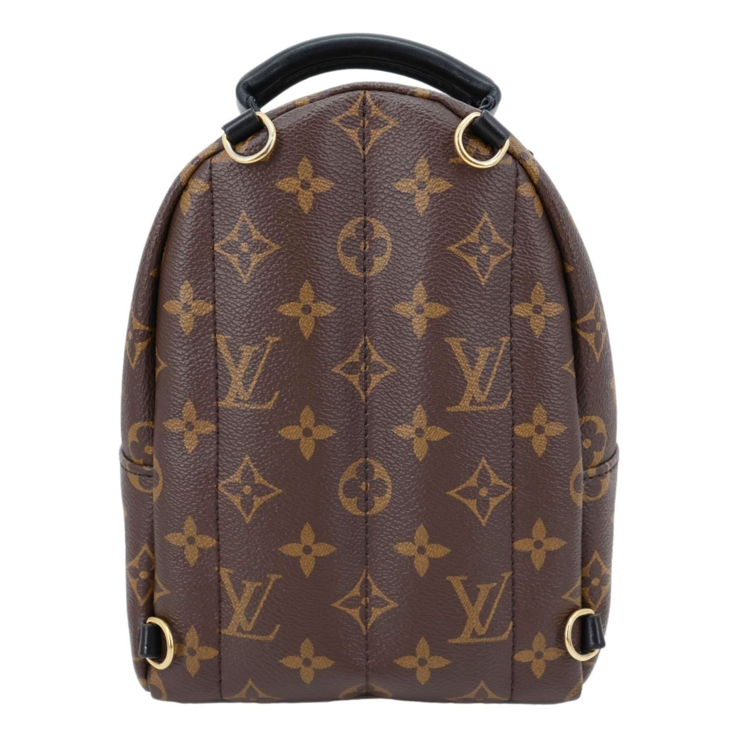LOUIS VUITTON Palm Spring Mini Monogram Canvas Backpack Brown