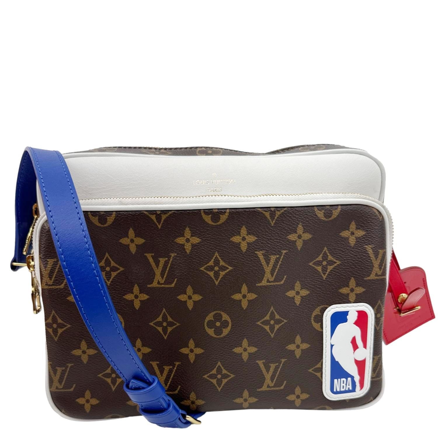 LOUIS VUITTON x NBA Monogram Nil Monogram Canvas Messenger Bag Brown
