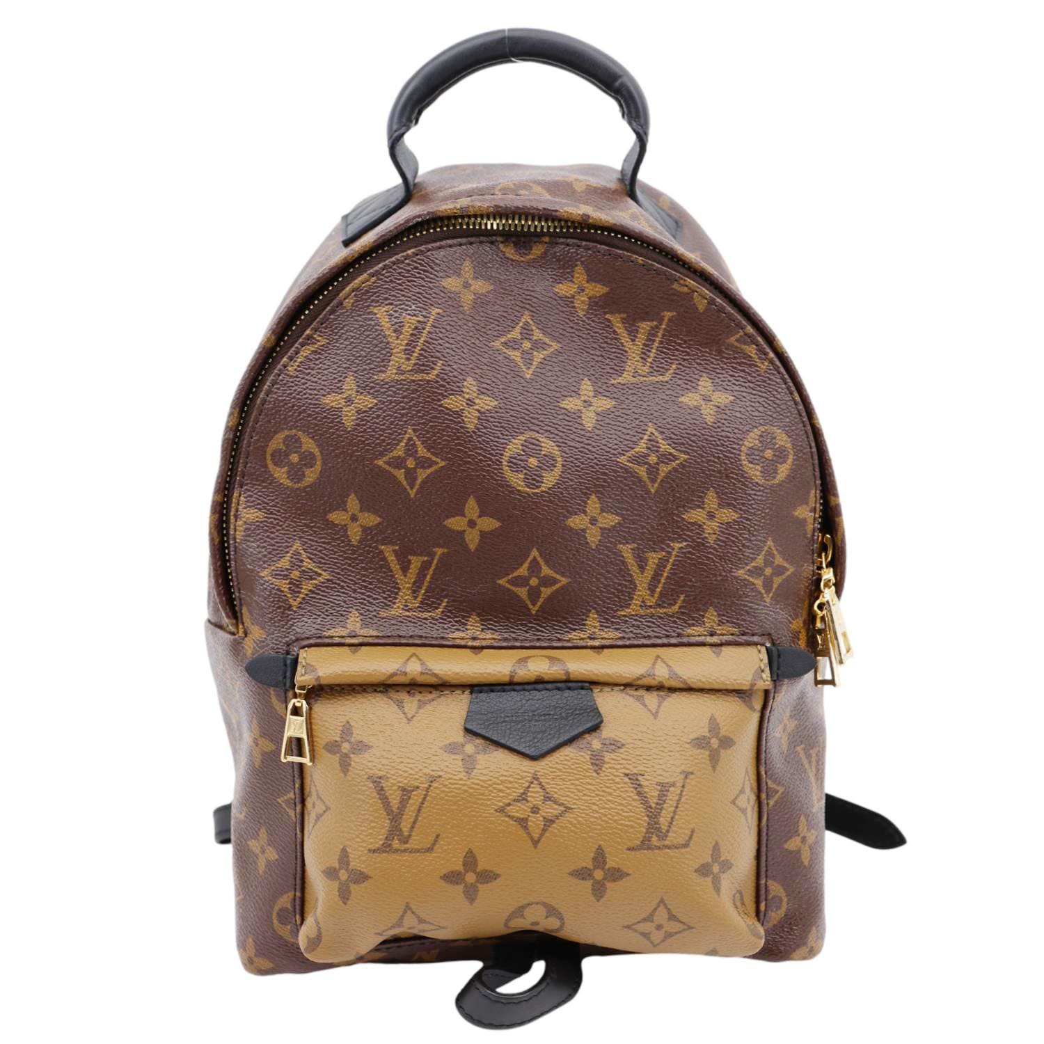 LOUIS VUITTON Palm Springs PM Monogram Reverse Canvas Backpack Brown