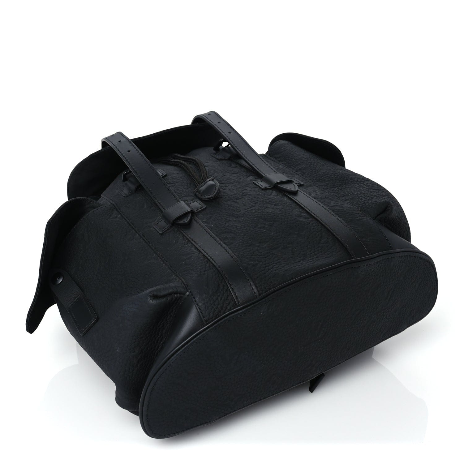Louis Vuitton Taurillon Monogram Christopher MM Backpack Black