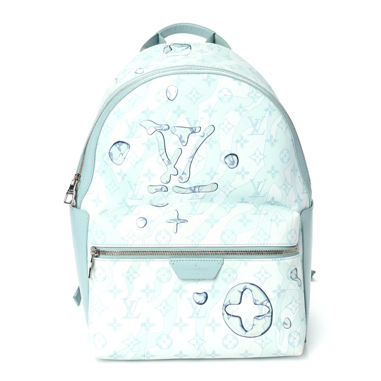 Louis Vuitton Monogram Aquagarden Discovery Backpack PM Crystal Blue