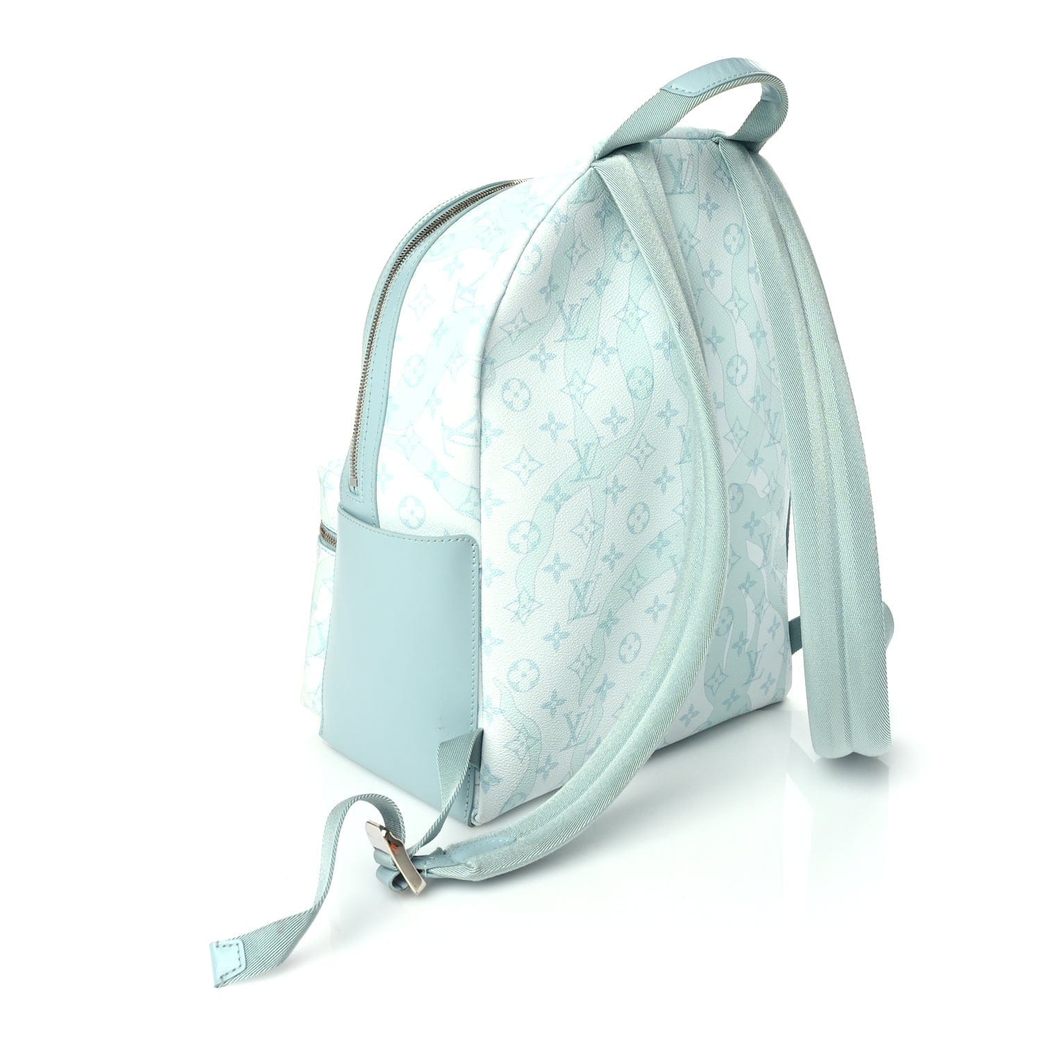 Louis Vuitton Monogram Aquagarden Discovery Backpack PM Crystal Blue