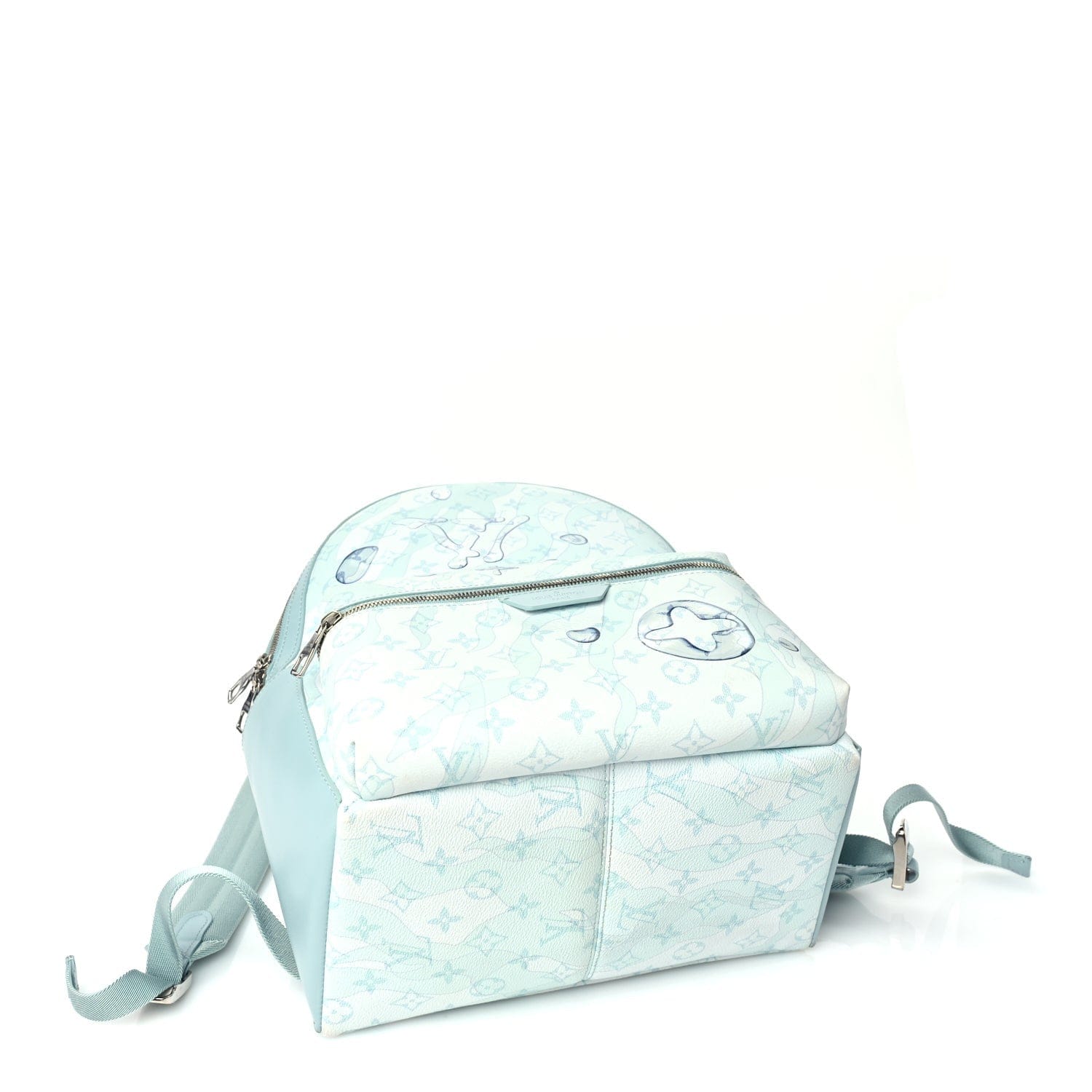 Louis Vuitton Monogram Aquagarden Discovery Backpack PM Crystal Blue