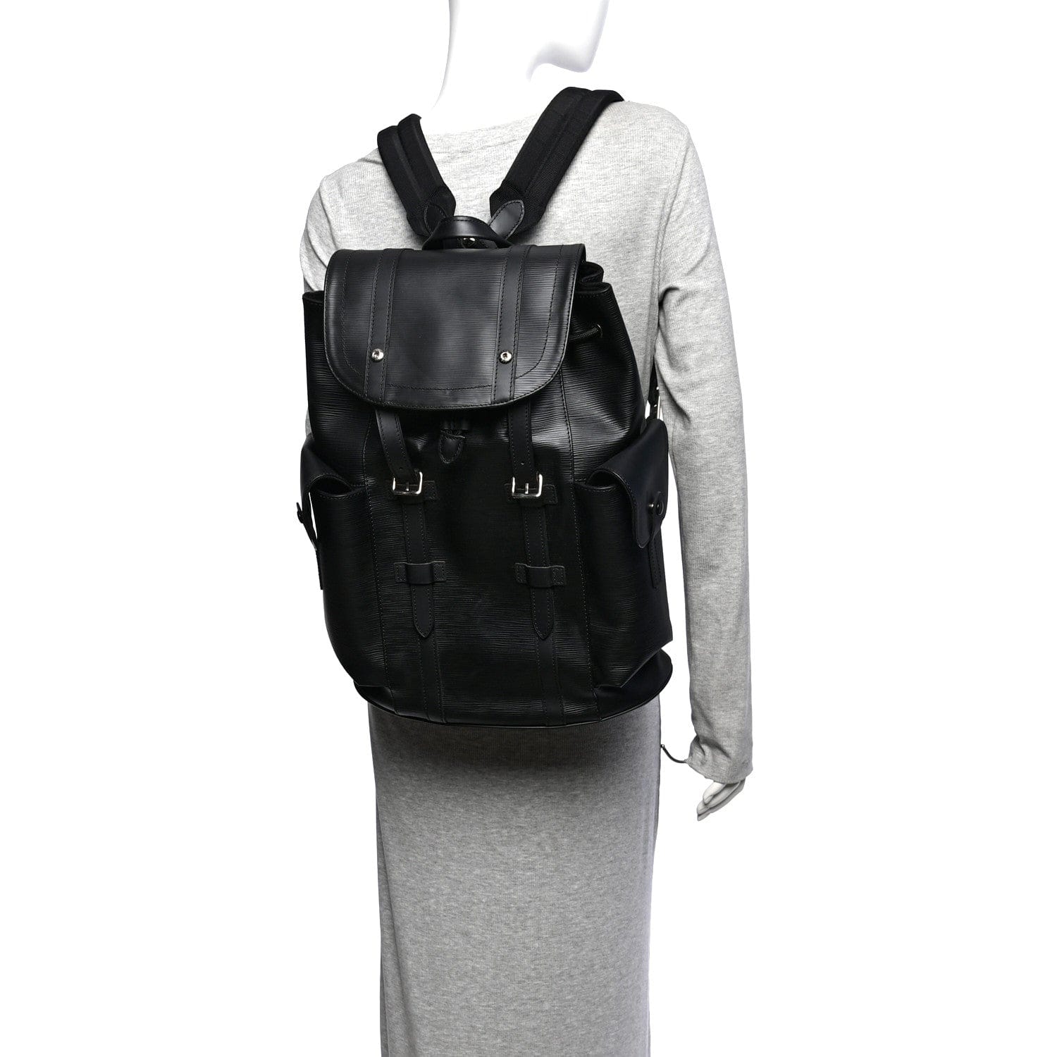 Louis Vuitton Epi Christopher Backpack PM Black