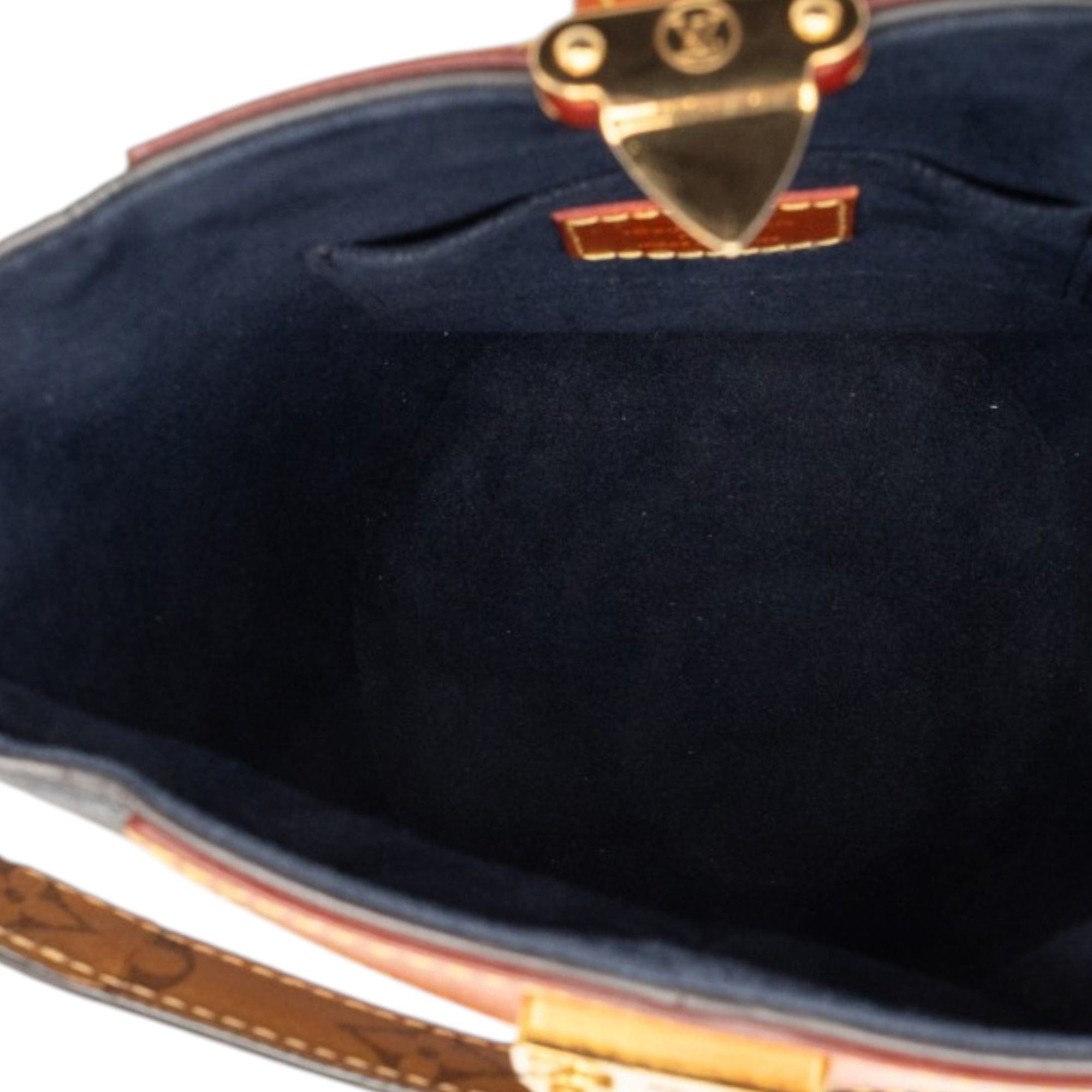 Louis Vuitton Calfskin and Monogram Reverse Duffle Bag