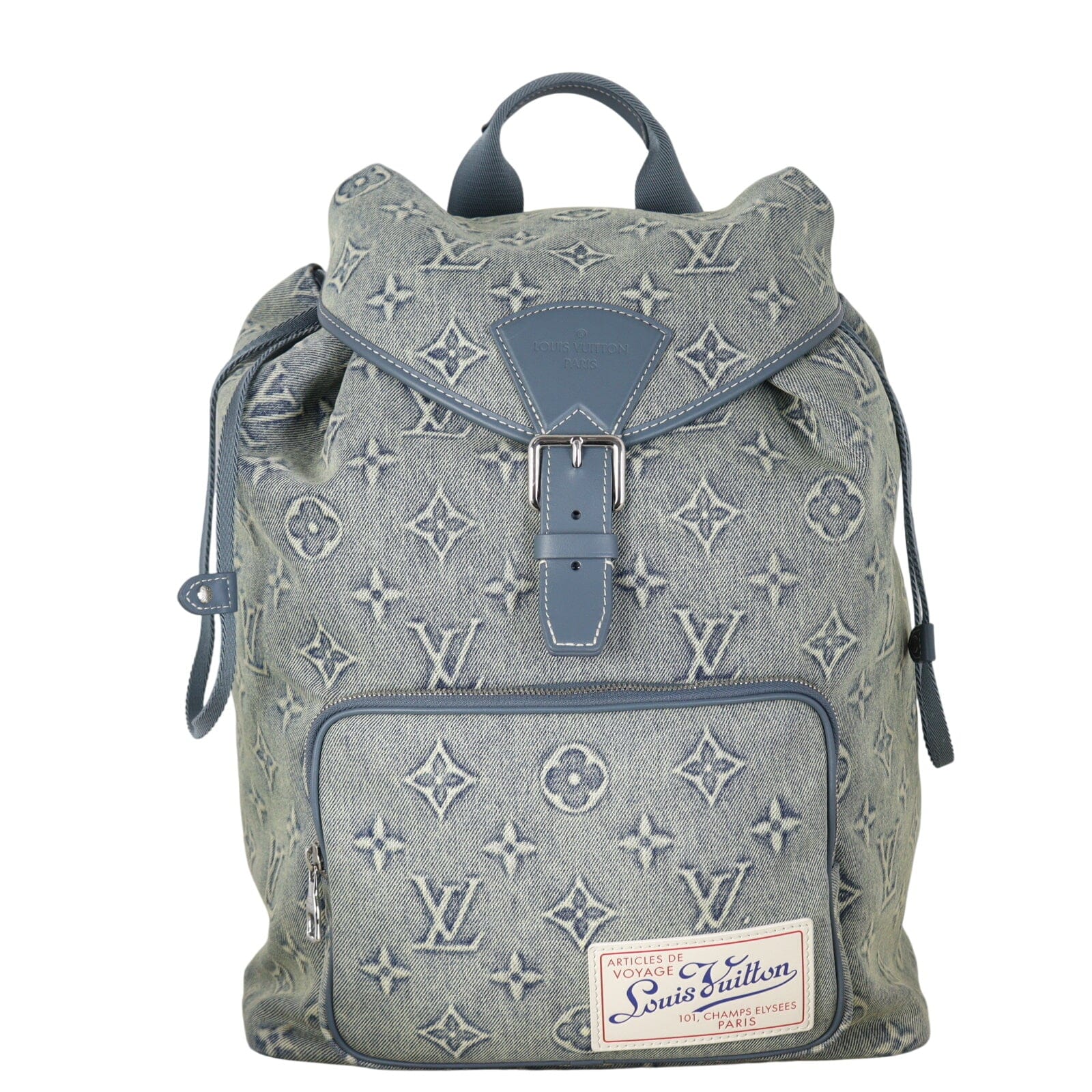 Louis Vuitton Montsouris GM Backpack Monogram Washed Denim