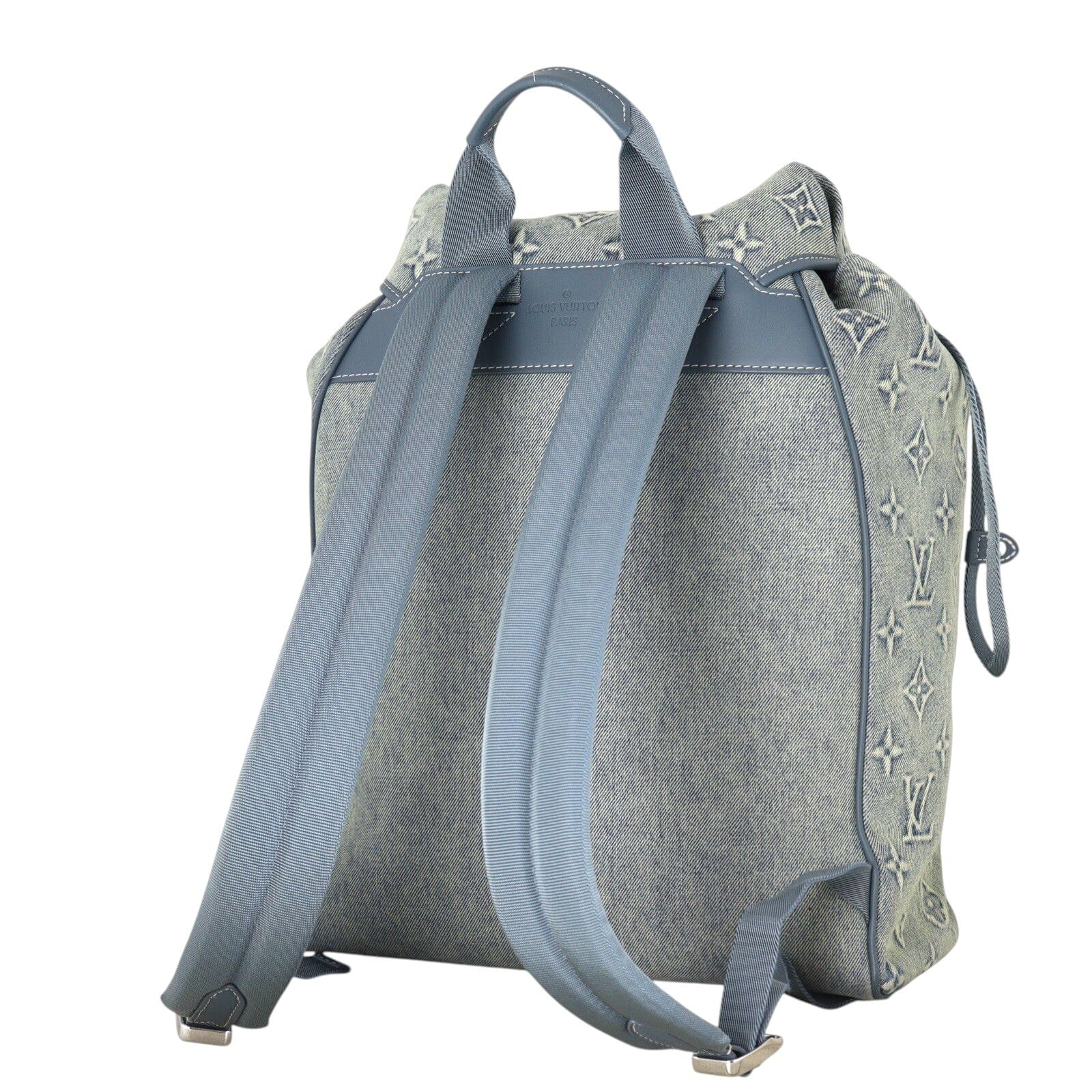 Louis Vuitton Montsouris GM Backpack Monogram Washed Denim