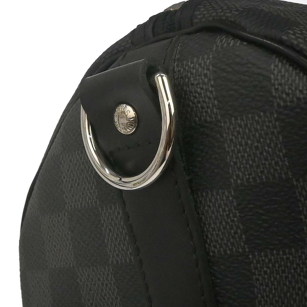 Louis Vuitton 2014 Damier Graphite Keepall Bandouliere 55 Duffle N41413