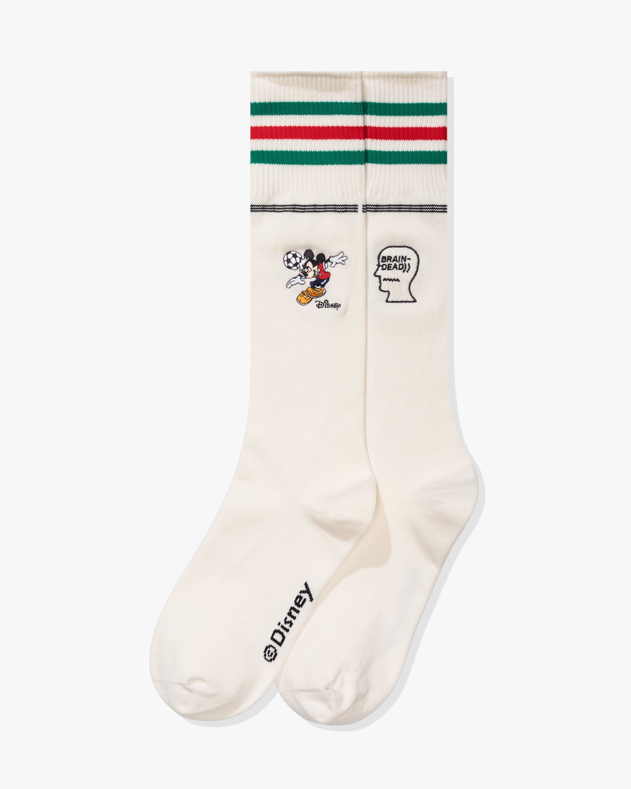 adidas x BRAIN DEAD SOCKS - CORE WHITE