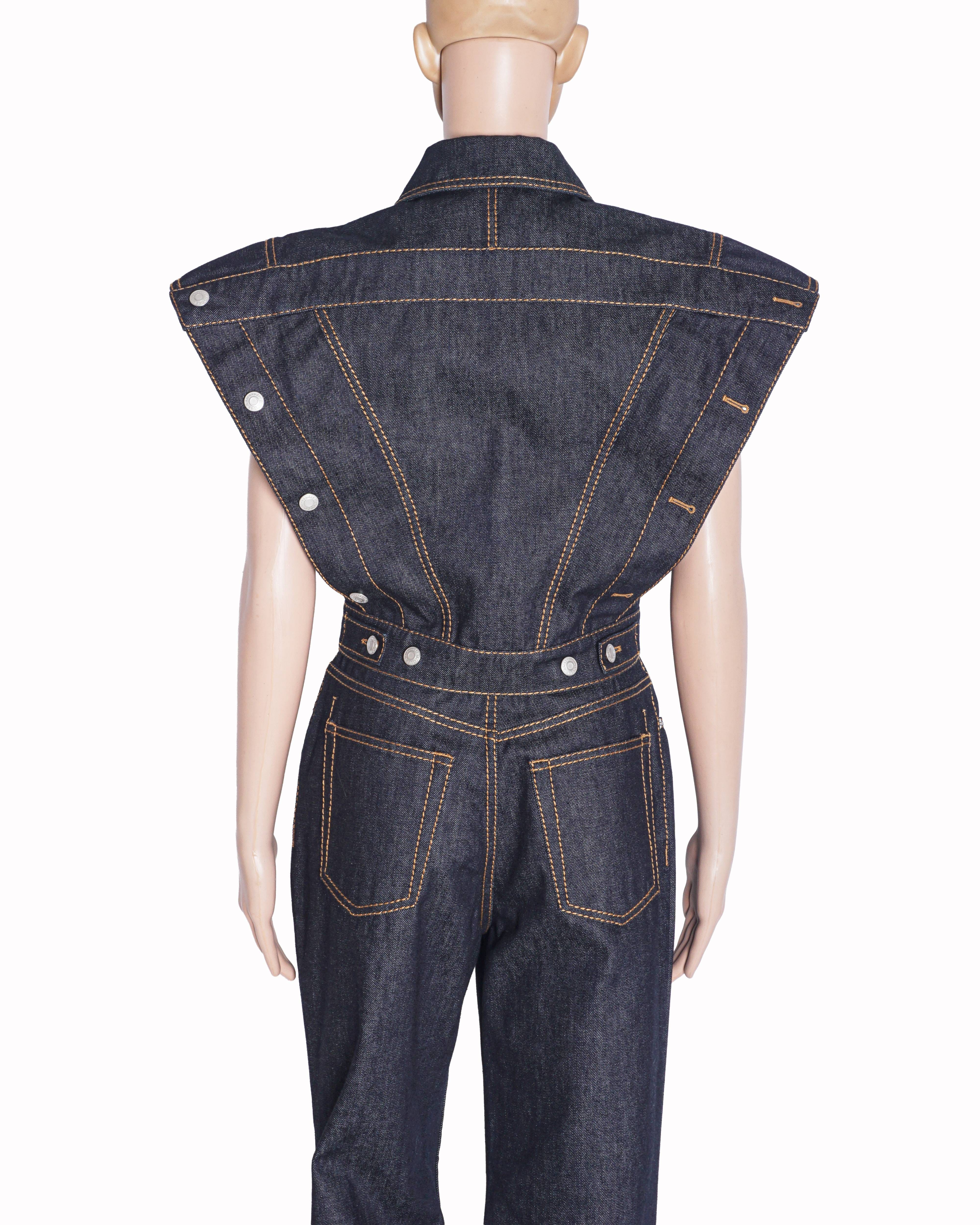 Alexander McQueen Short - Sleeve Denim Jacket