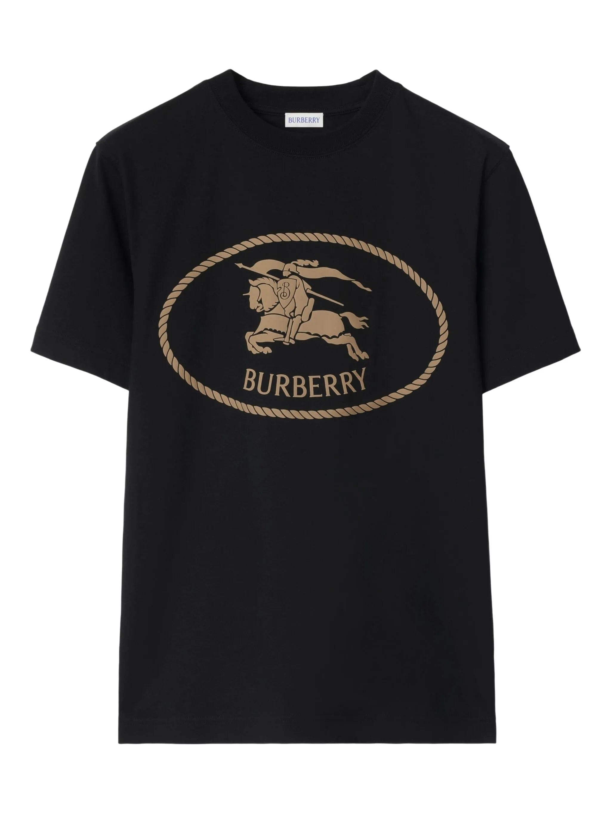 Burberry Knight - stamp cotton T - shirt