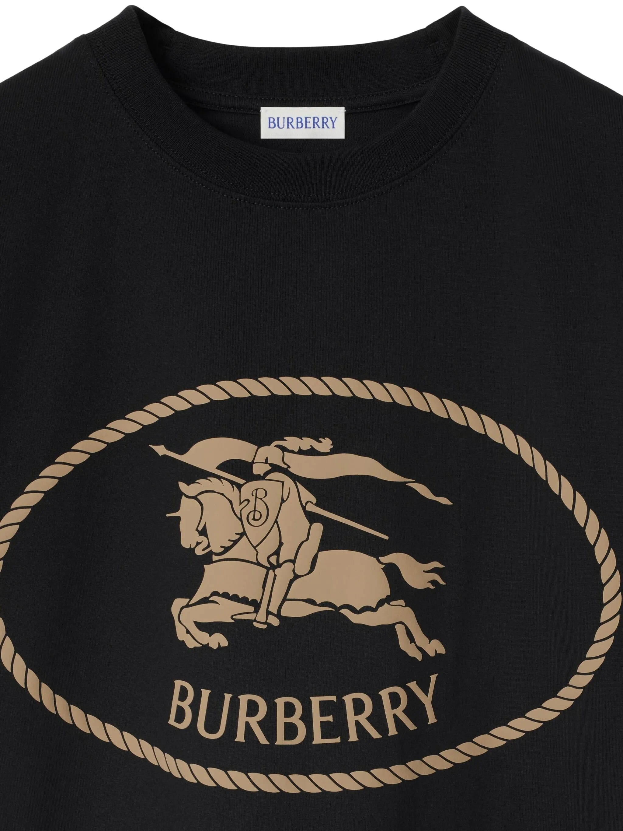 Burberry Knight - stamp cotton T - shirt