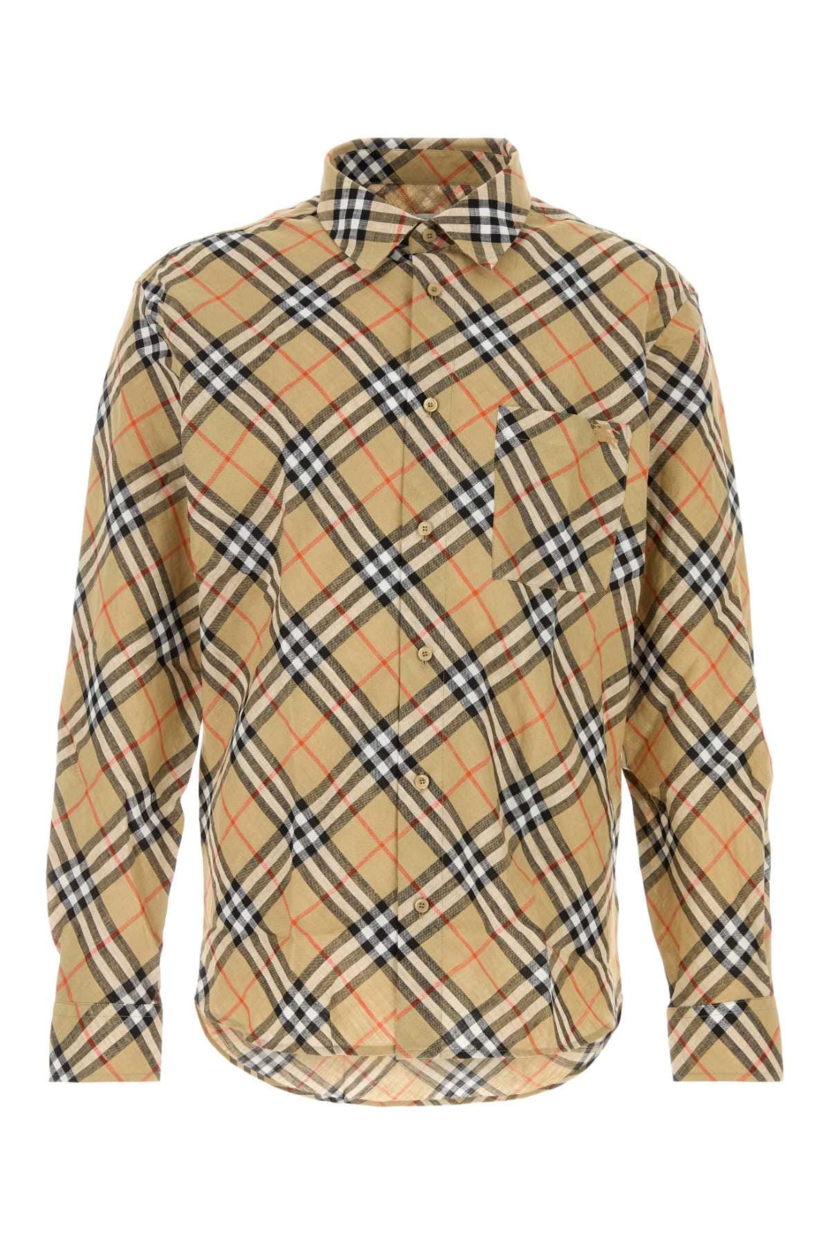 Burberry Roland Shirt — Beige