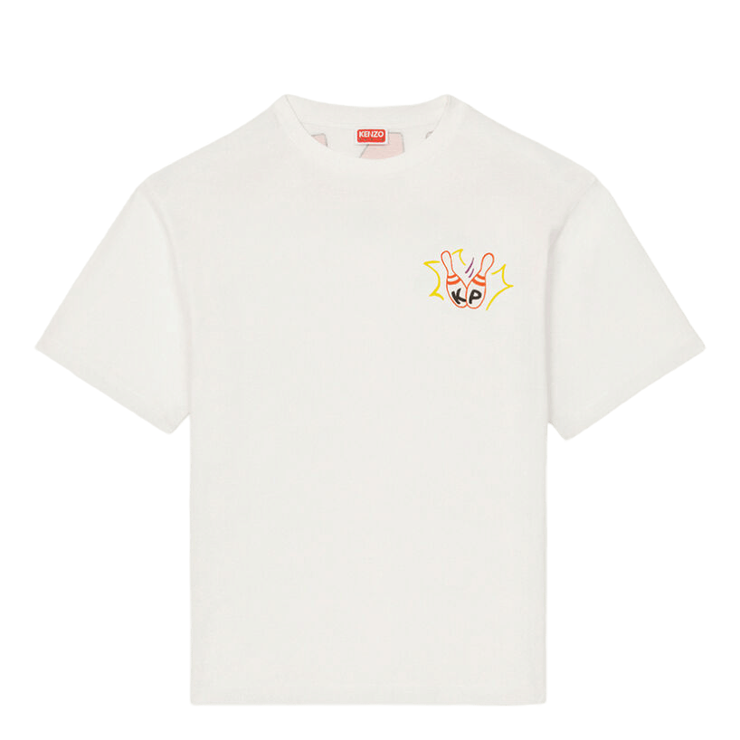Kenzo T - shirt Bowling Elephant Off White