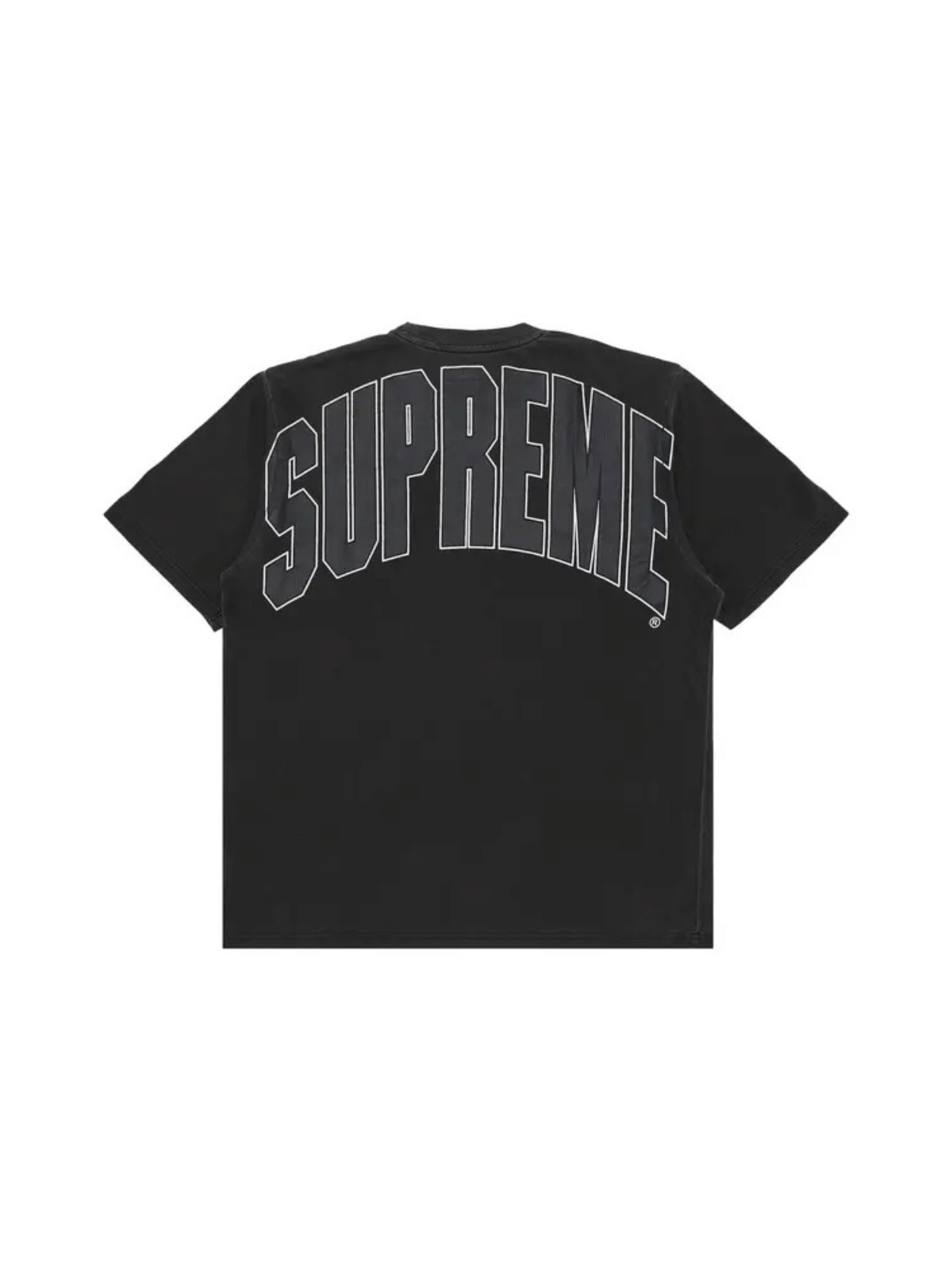 Supreme Cracked Back Arc Short - Sleeve Top Black
