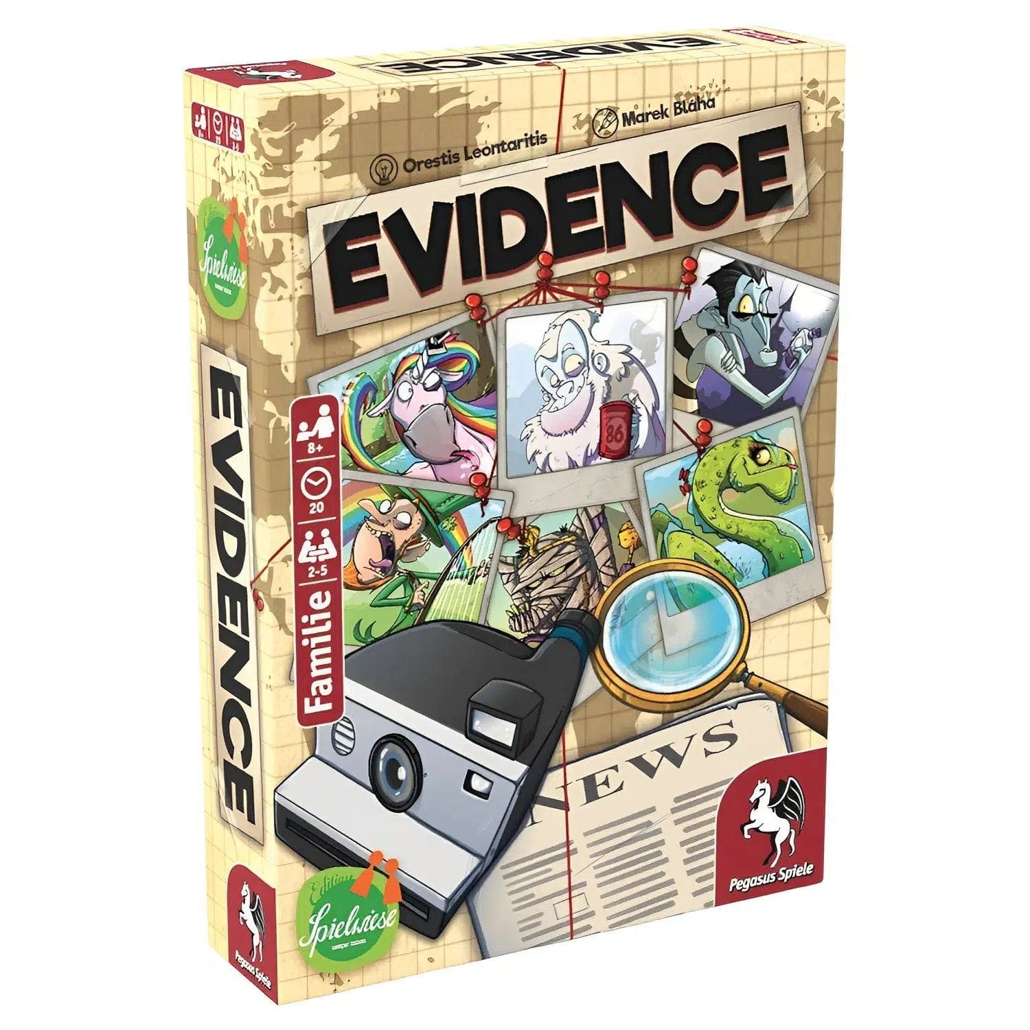 Nike Evidence - Card Game - Pegasus Spiele