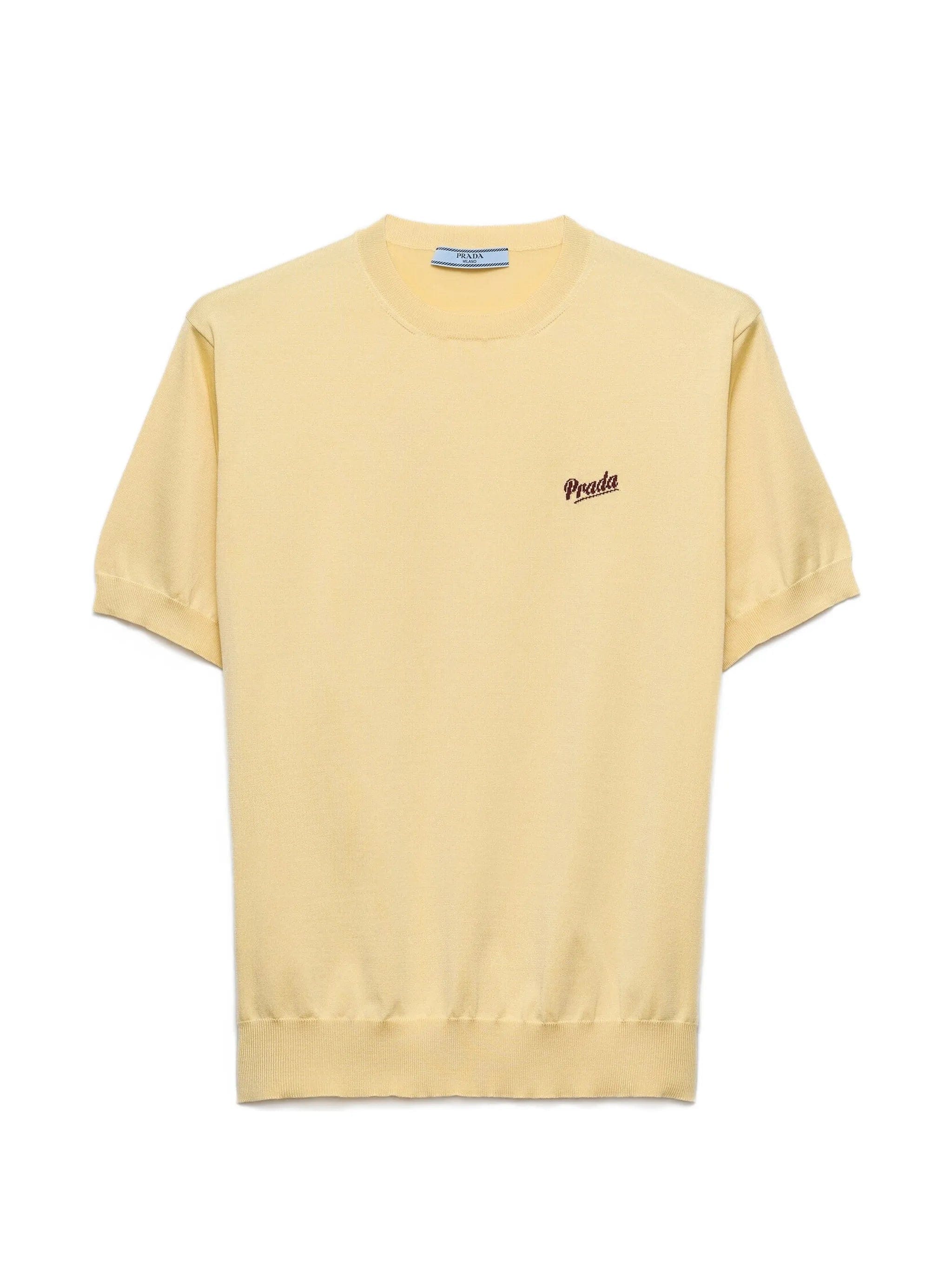 Prada silk crew - neck sweater