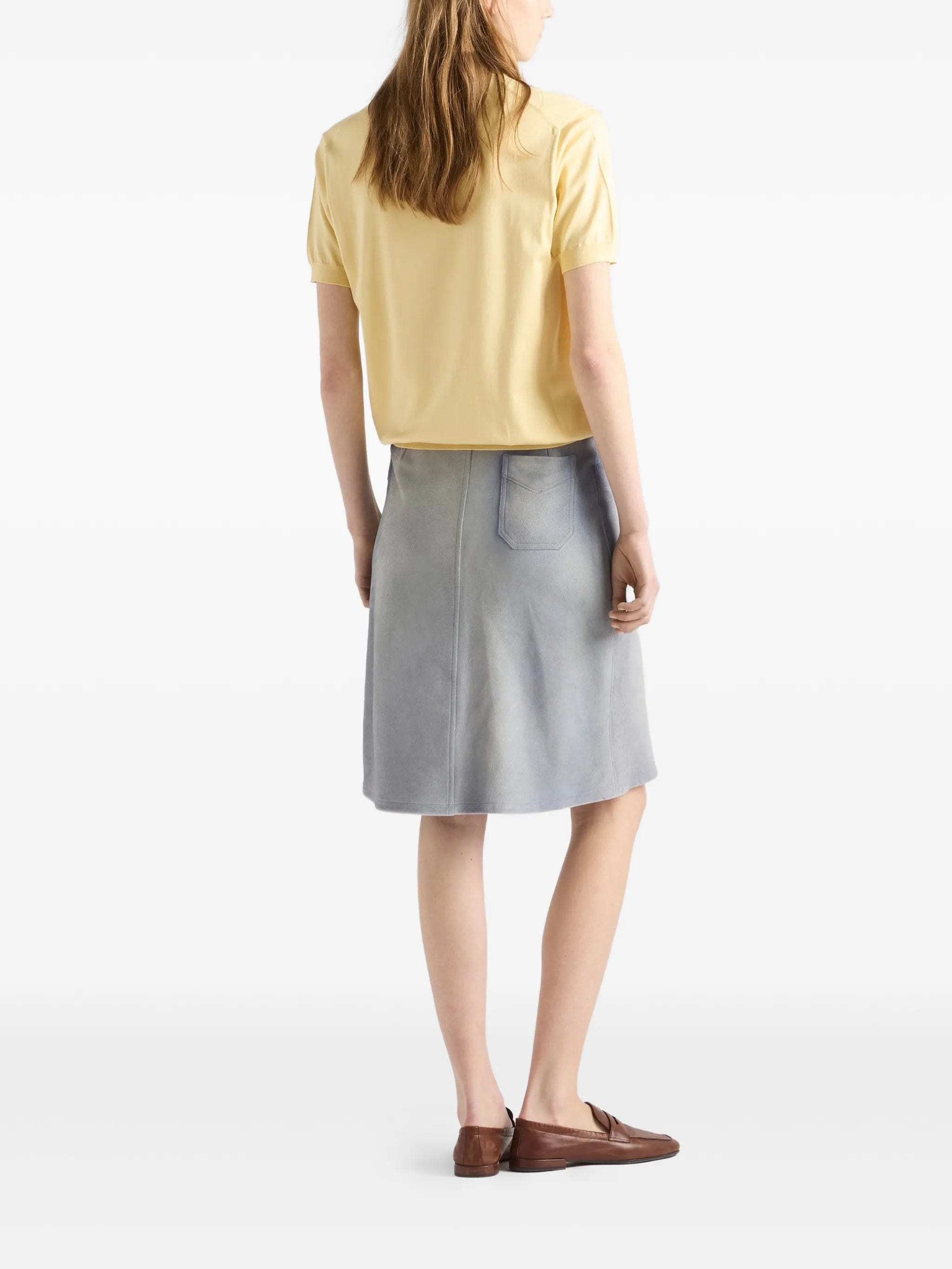 Prada silk crew - neck sweater