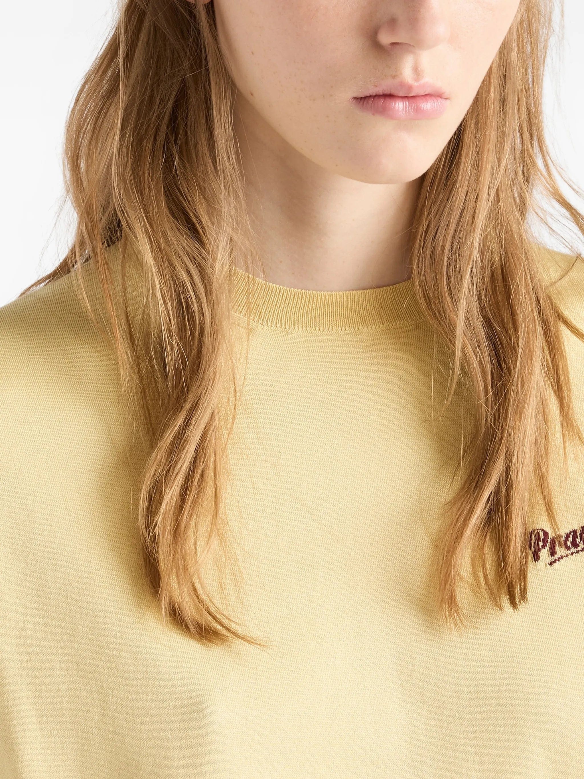 Prada silk crew - neck sweater