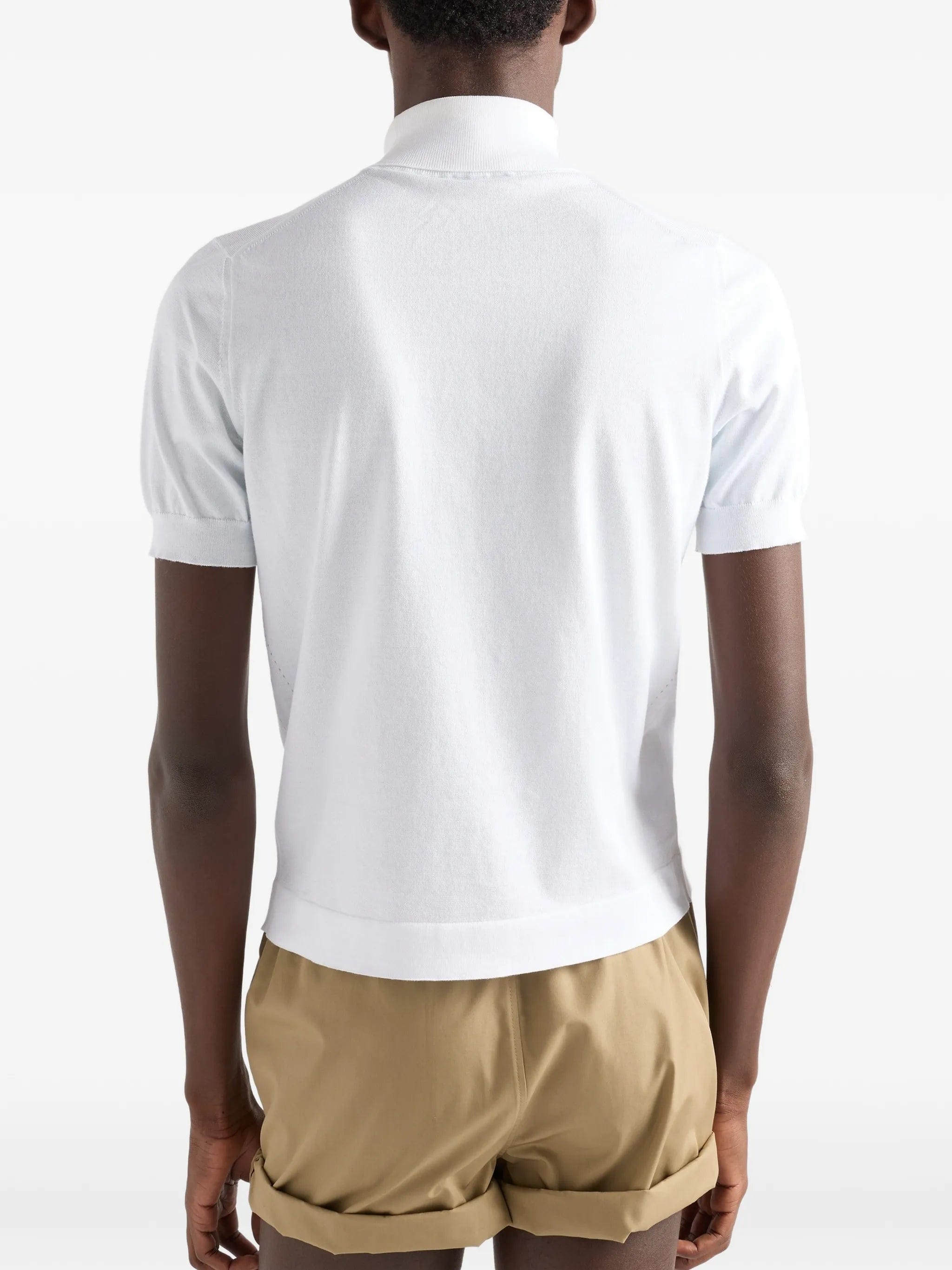 Prada short - sleeve turtleneck sweater