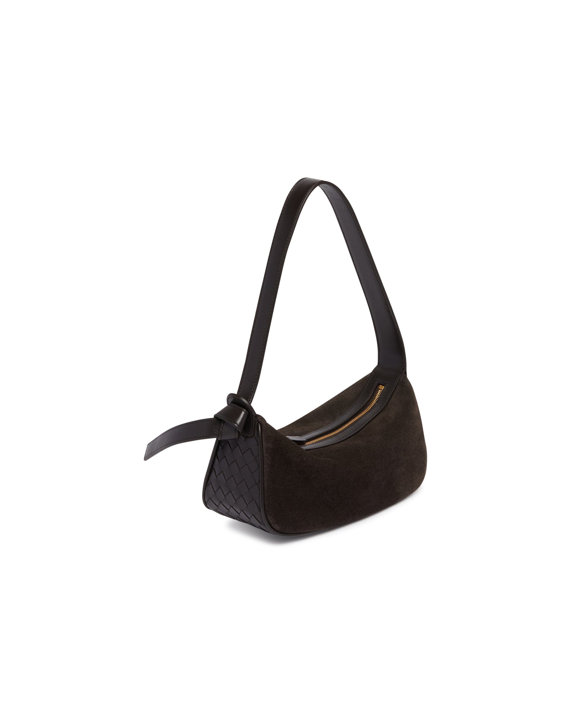 Bottega Veneta Borsa a Spalla Nodo Marrone